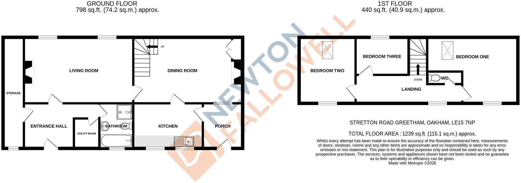 Stretton Road, Greetham floorplan