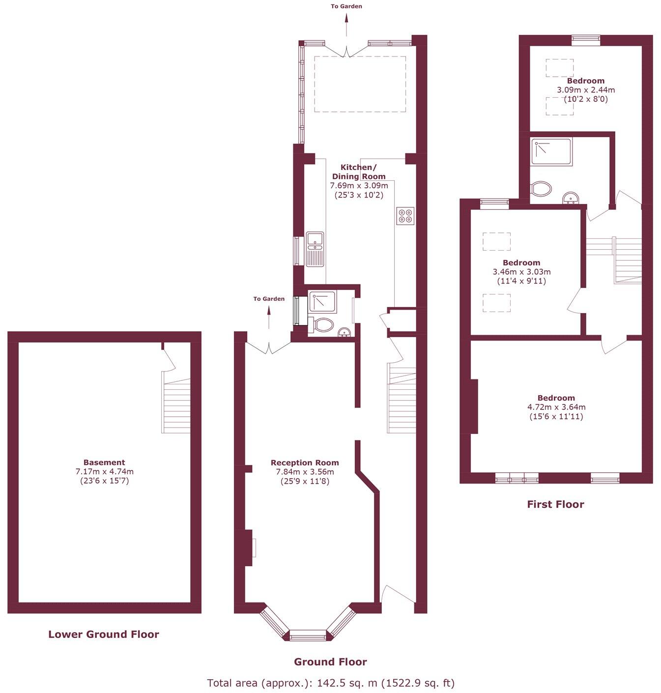Clinton Road, Bow, London, E3 floorplan