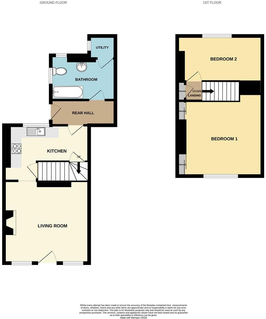 Cornwall Street, Bere Alston, Yelverton floorplan