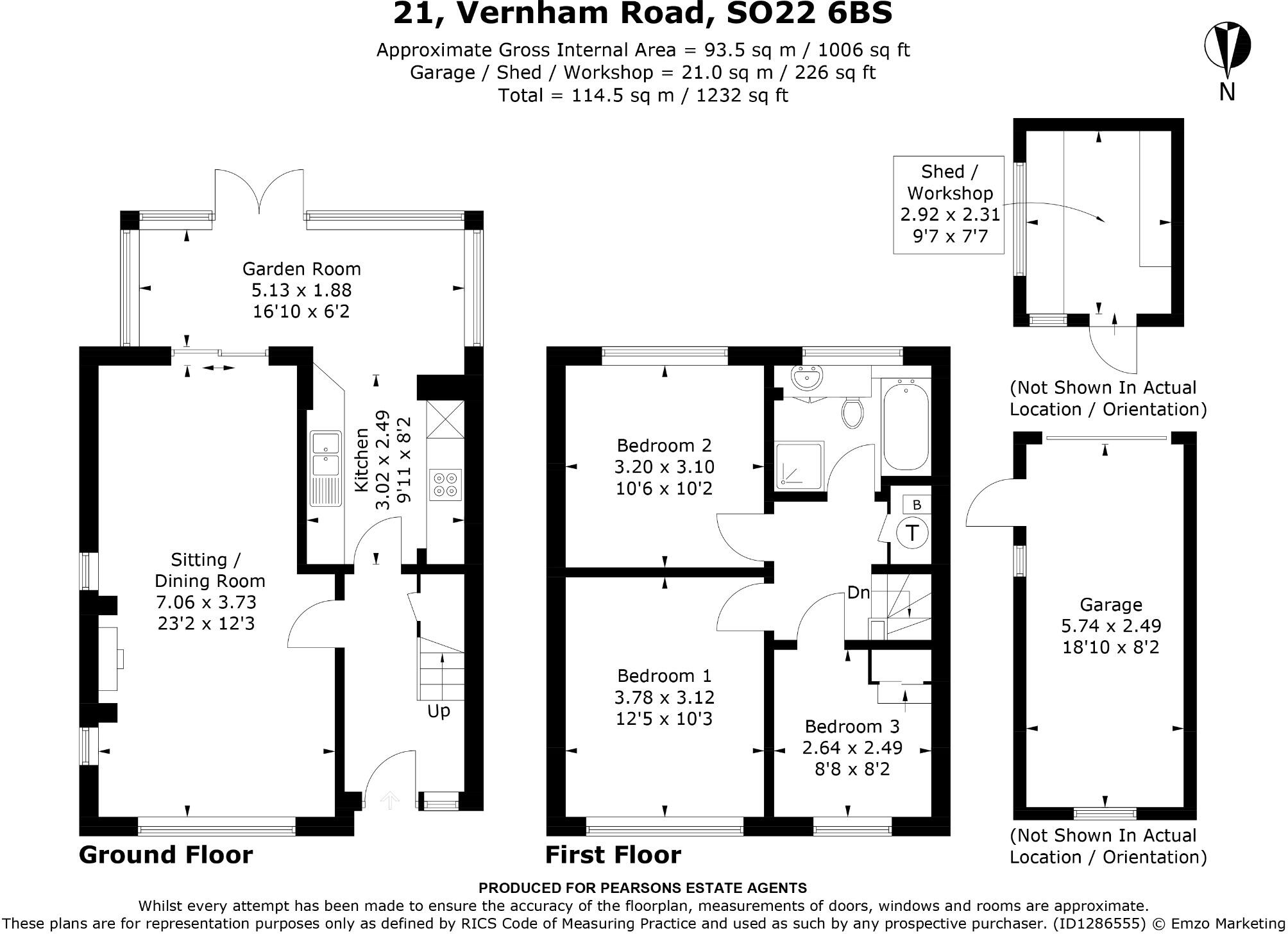 Vernham Road, Winchester floorplan