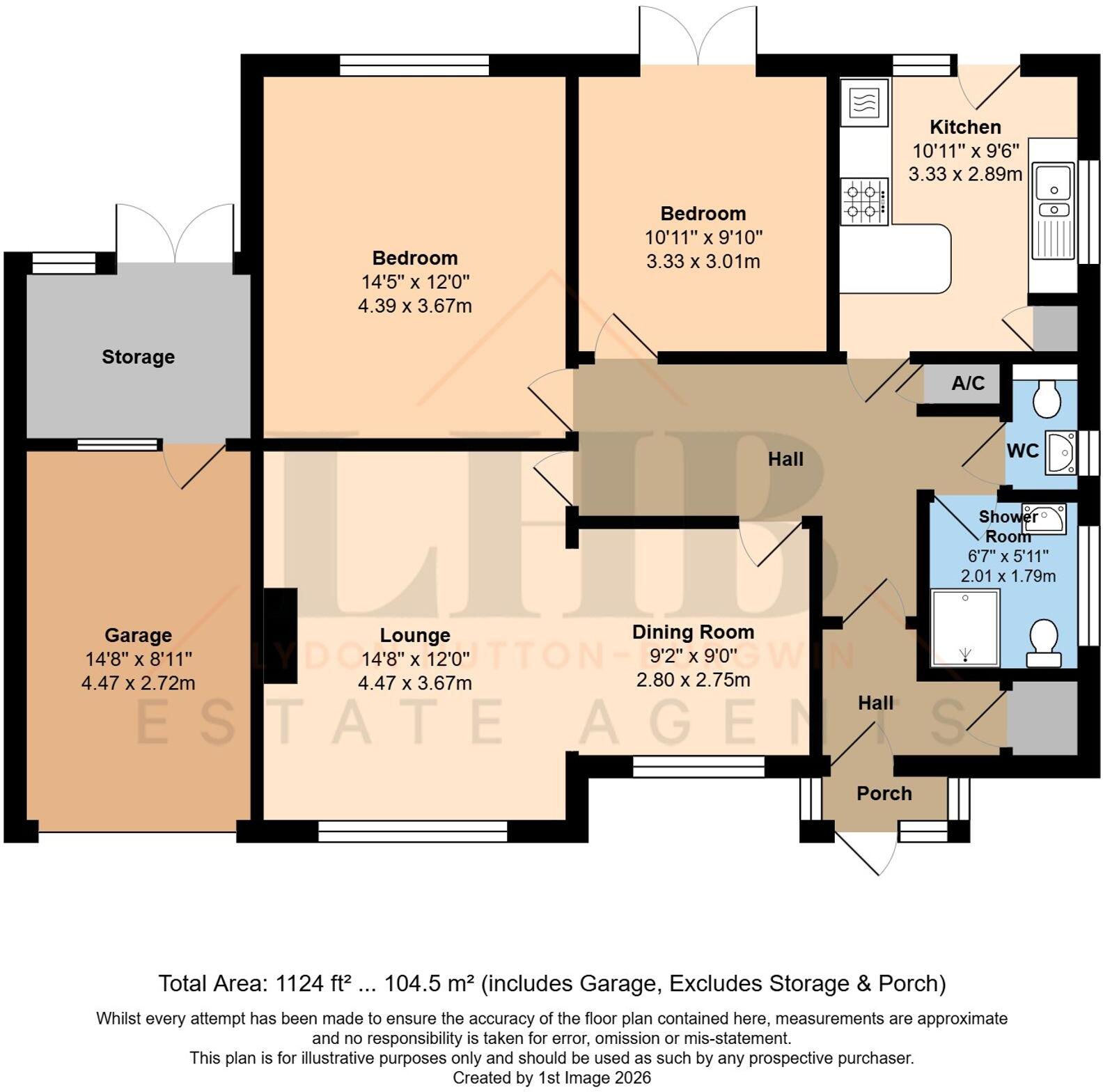 Mill Road Avenue, Angmering, BN16 floorplan