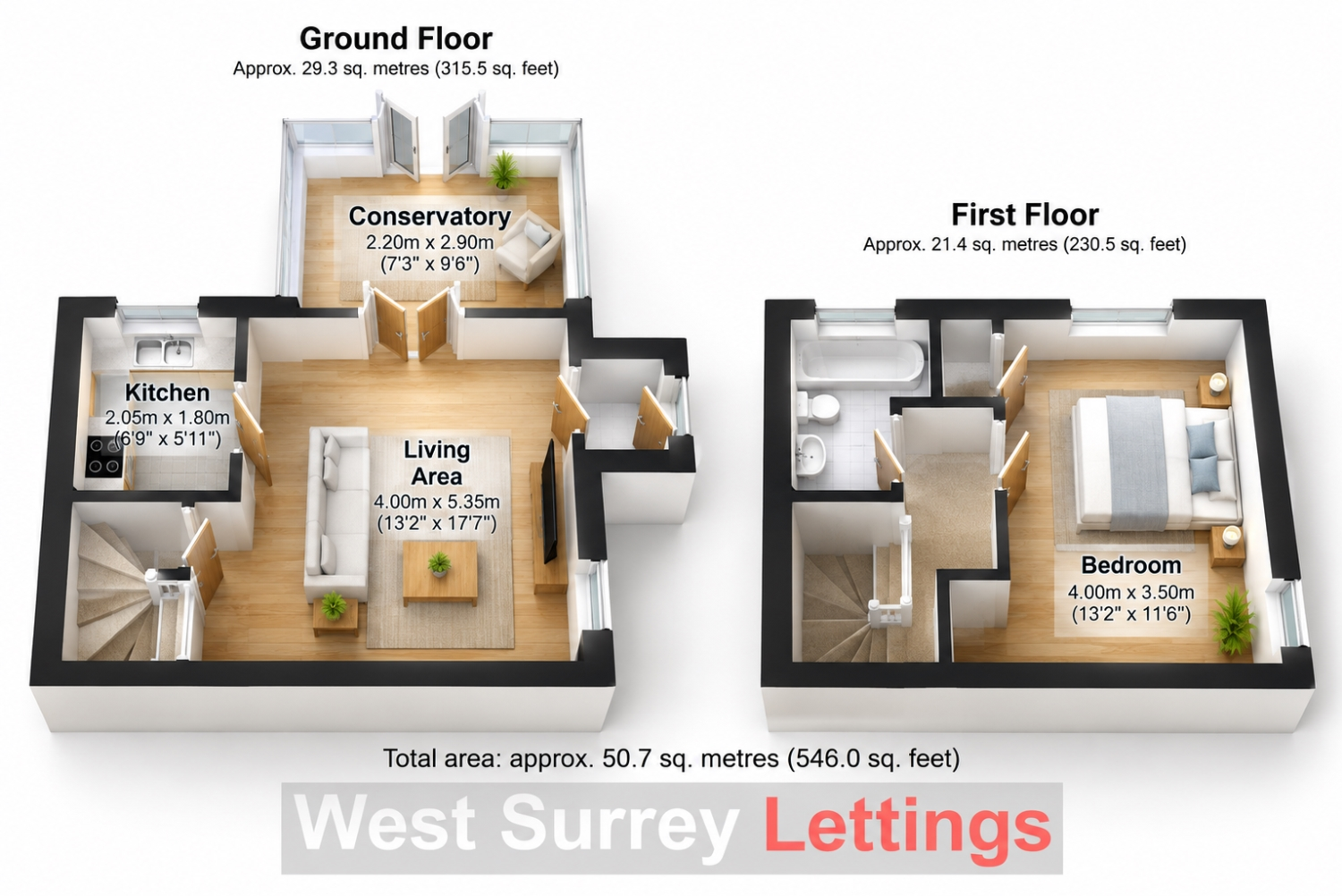 Viscount Gardens, Byfleet, KT14 6HE floorplan