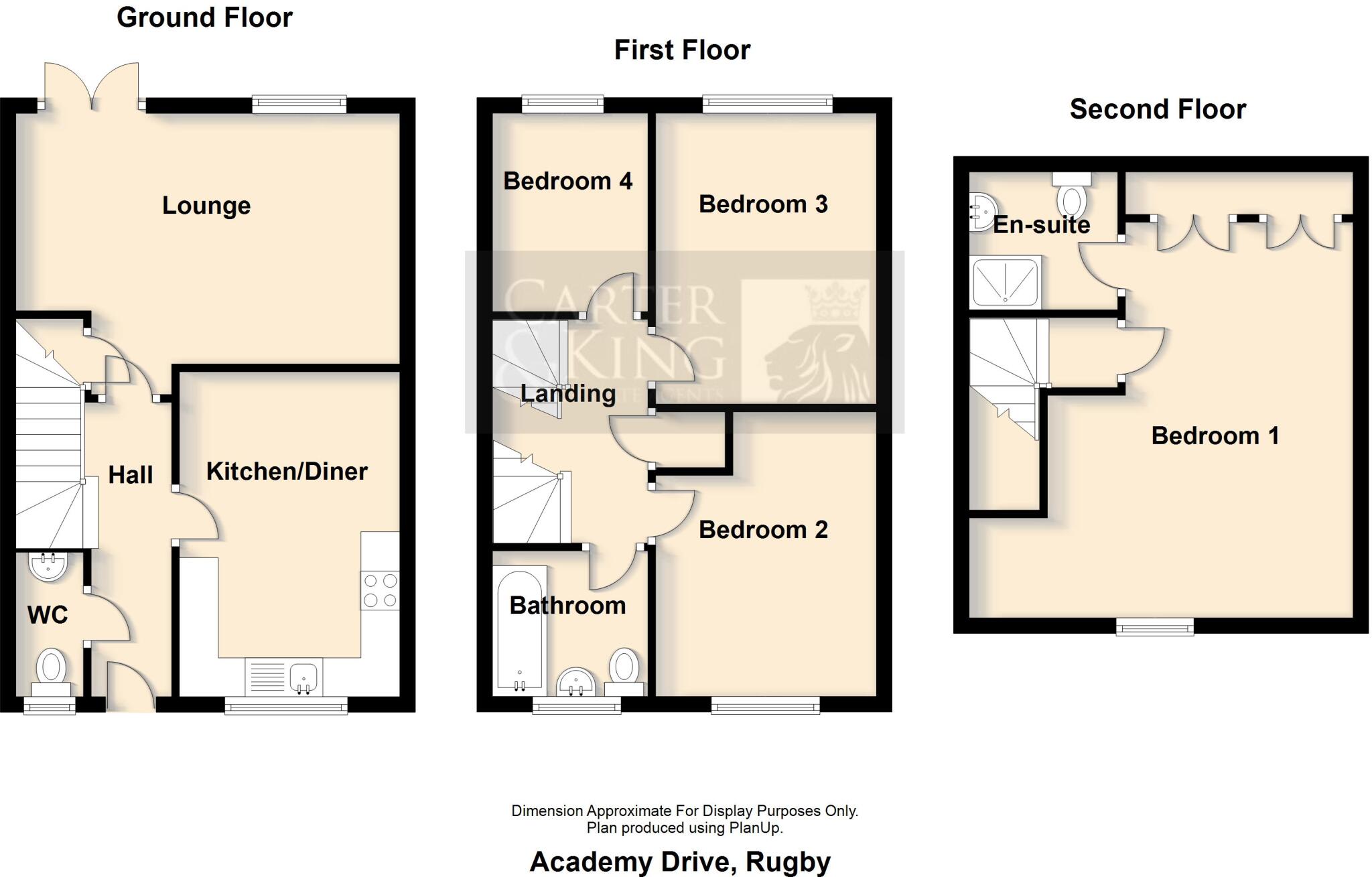 Academy Drive, Rugby floorplan