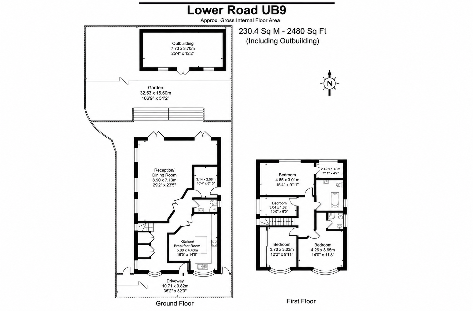 Lower Road, Denham, Uxbridge, UB9 floorplan
