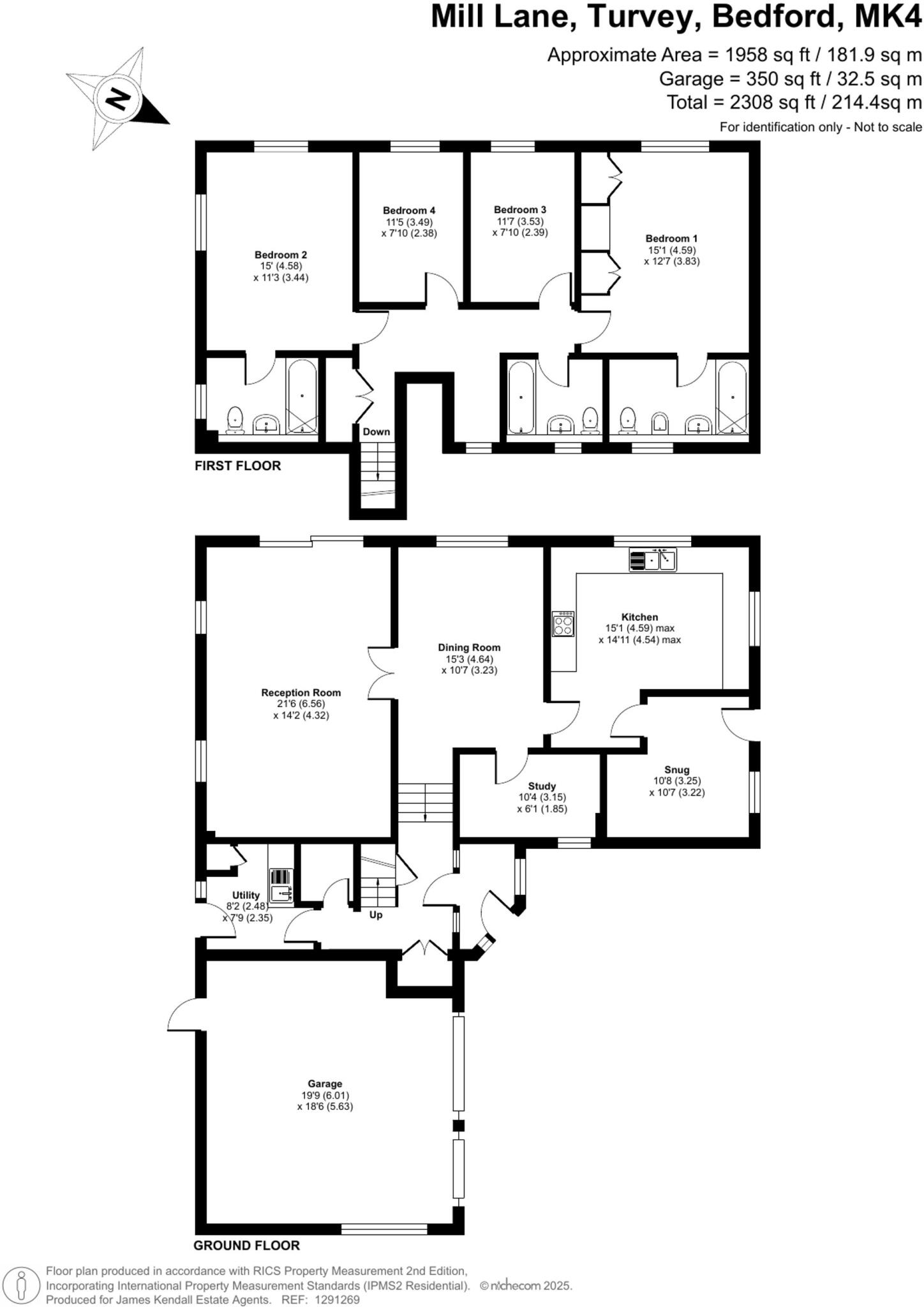 Mill Lane, Turvey, MK43 floorplan