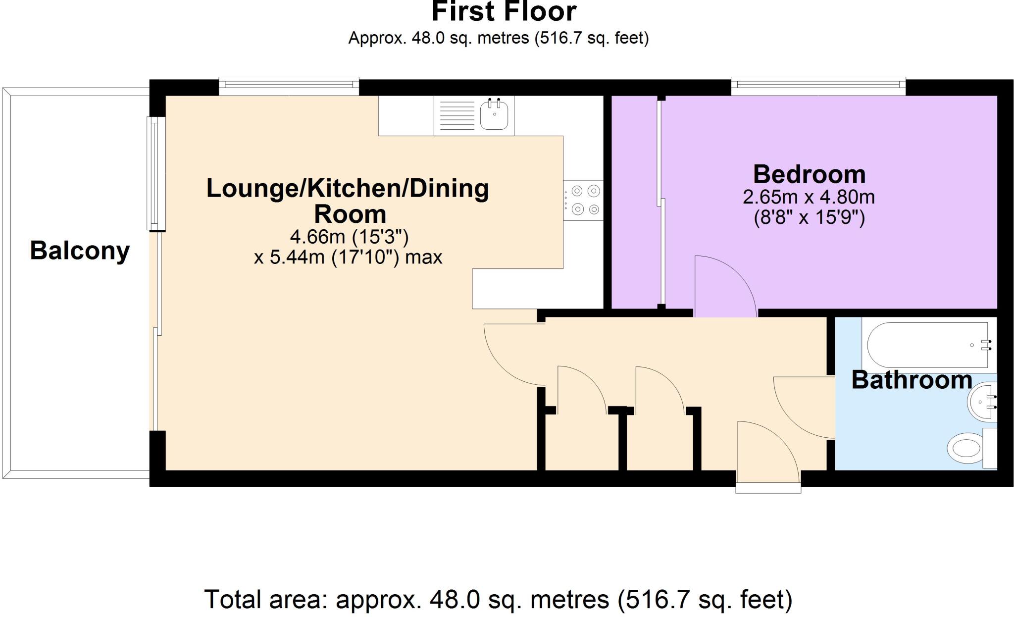 61 Mason Way, Park Central , Birmingham City Centre floorplan
