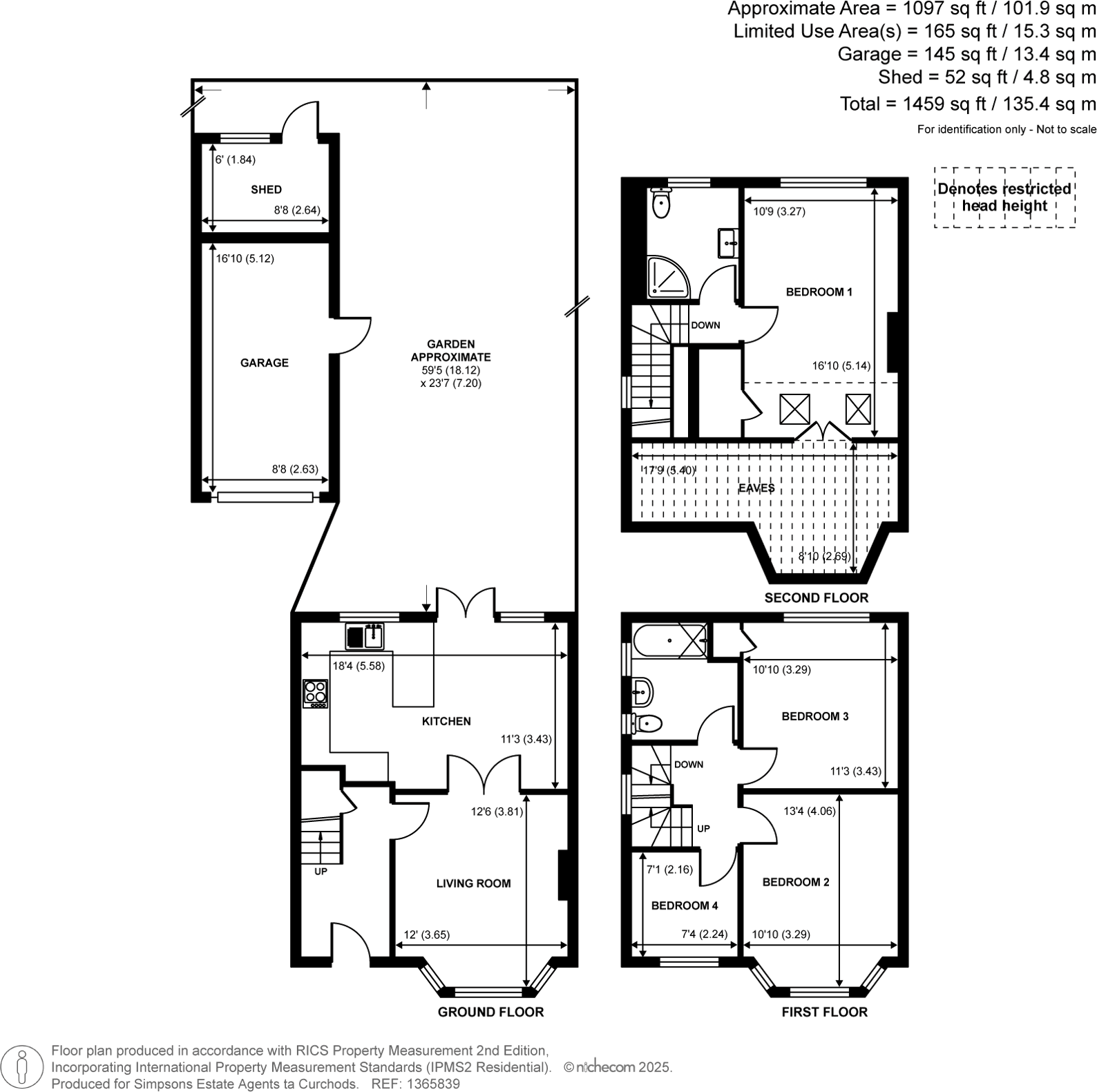 Gaston Way, Shepperton, TW17 floorplan