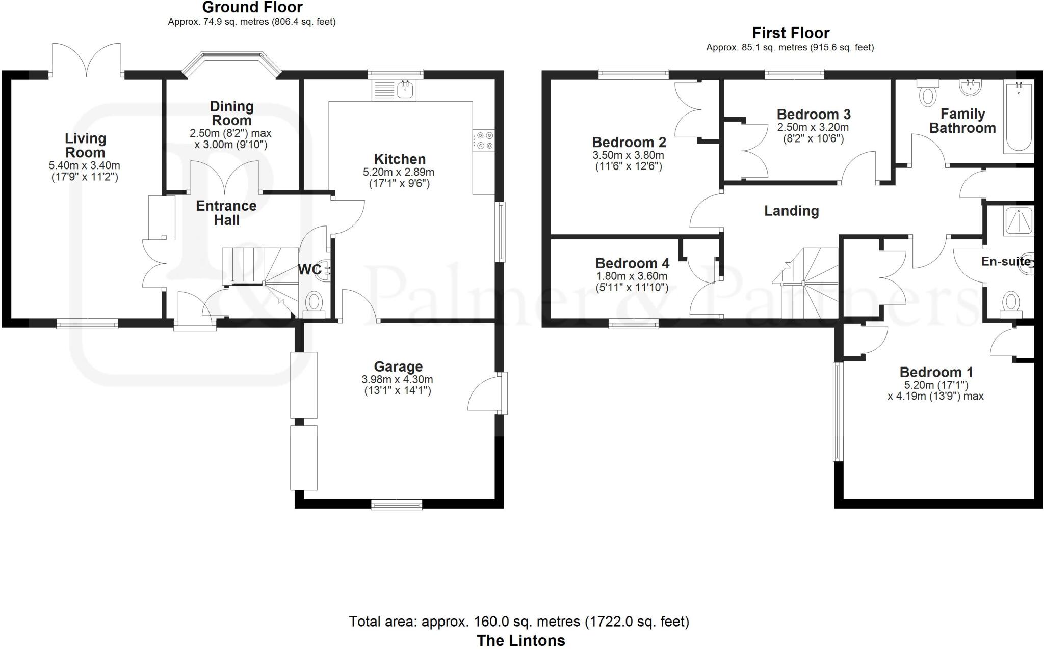 The Lintons, Sandon, Chelmsford, Essex, CM2 floorplan
