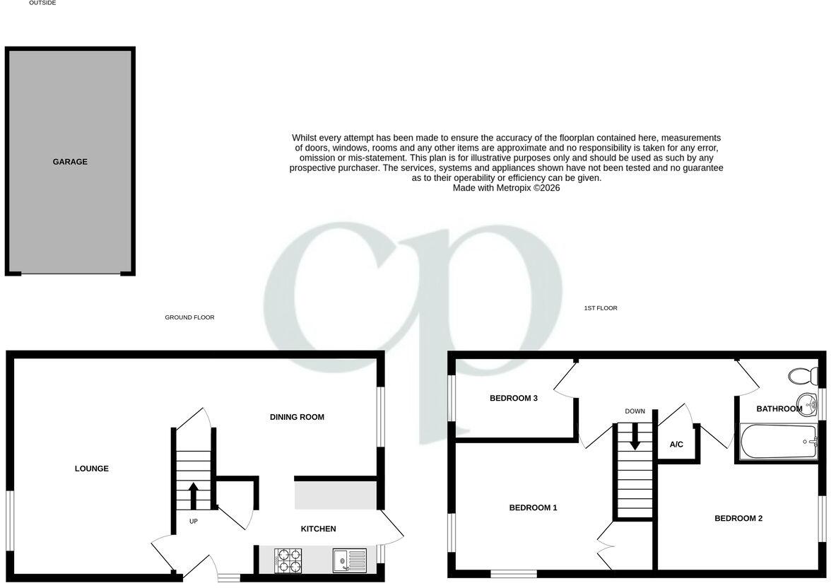 Laburnum Road, Sandy, SG19 floorplan