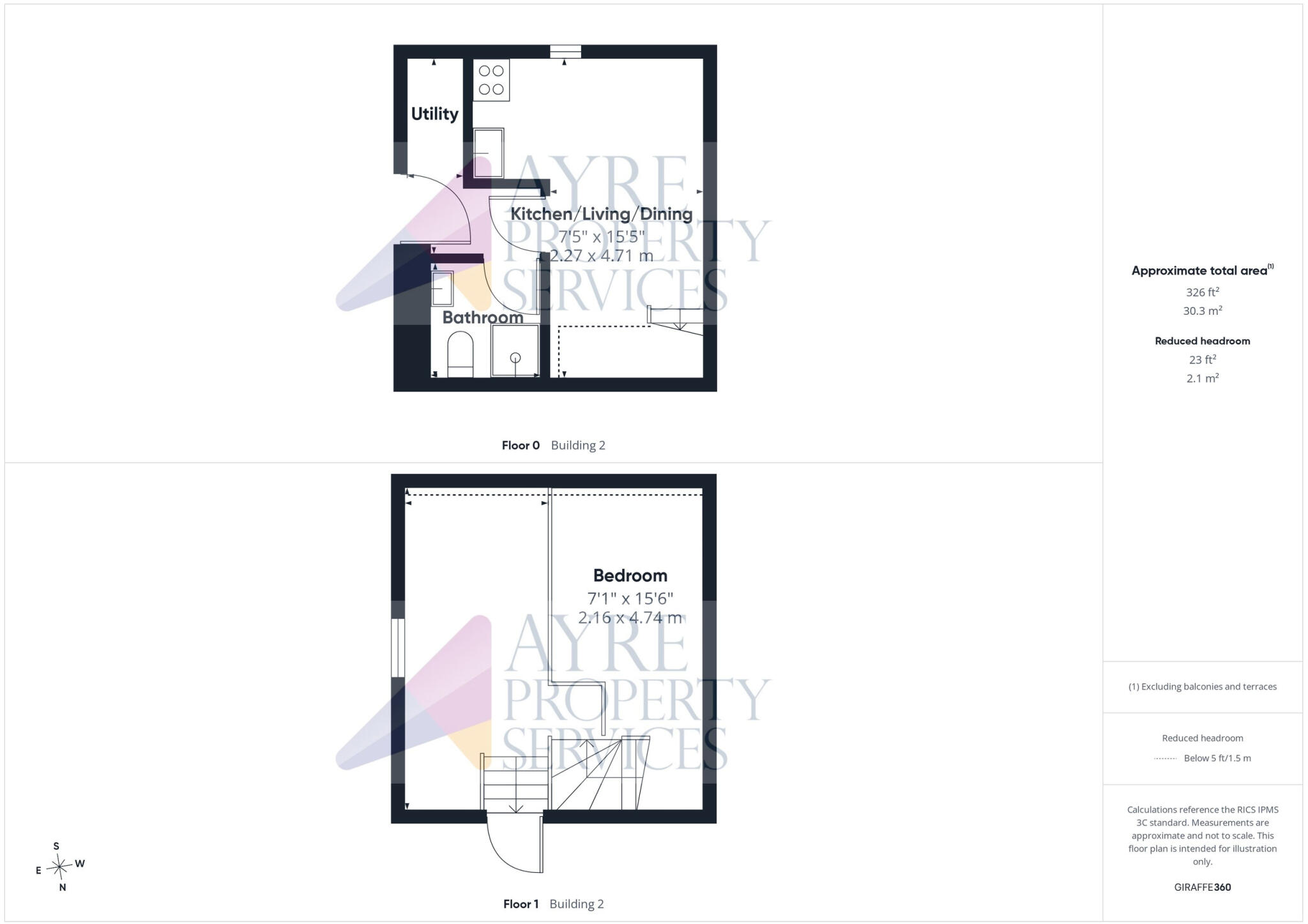 The Byre & The Bonny Barn, Harbottle, Morpeth, Northumberland floorplan