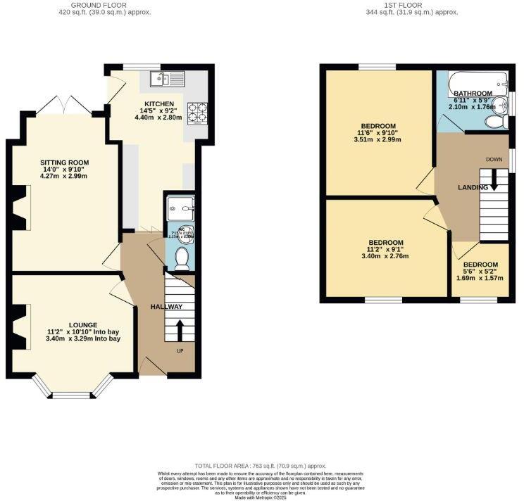 Drew Avenue, Grimsby floorplan
