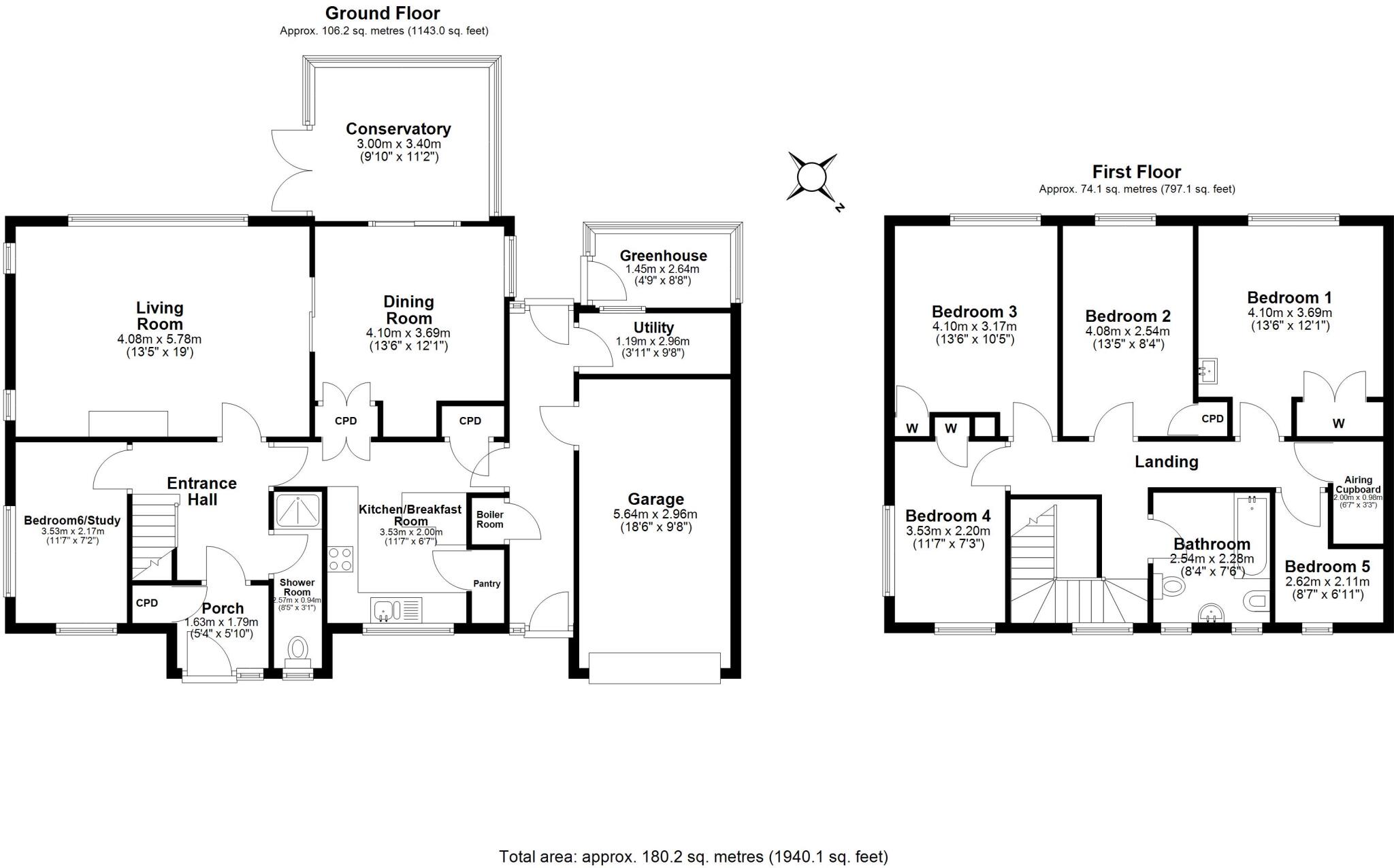 The Chase, Honiton, Devon, EX14 floorplan