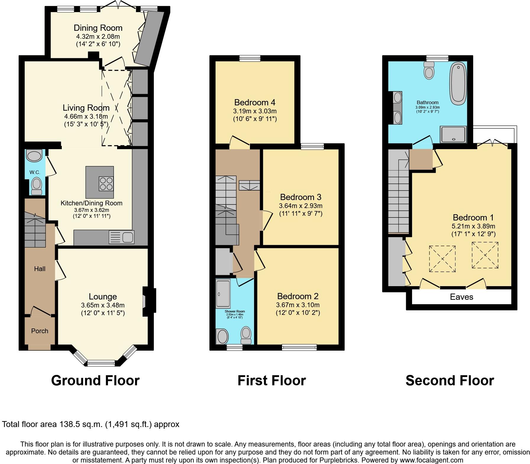 Gordon Avenue, Camberley, GU15 floorplan