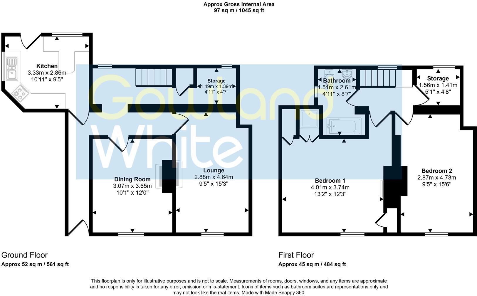 emlington Road Stainton, Middlesbrough, TS8 9AG floorplan