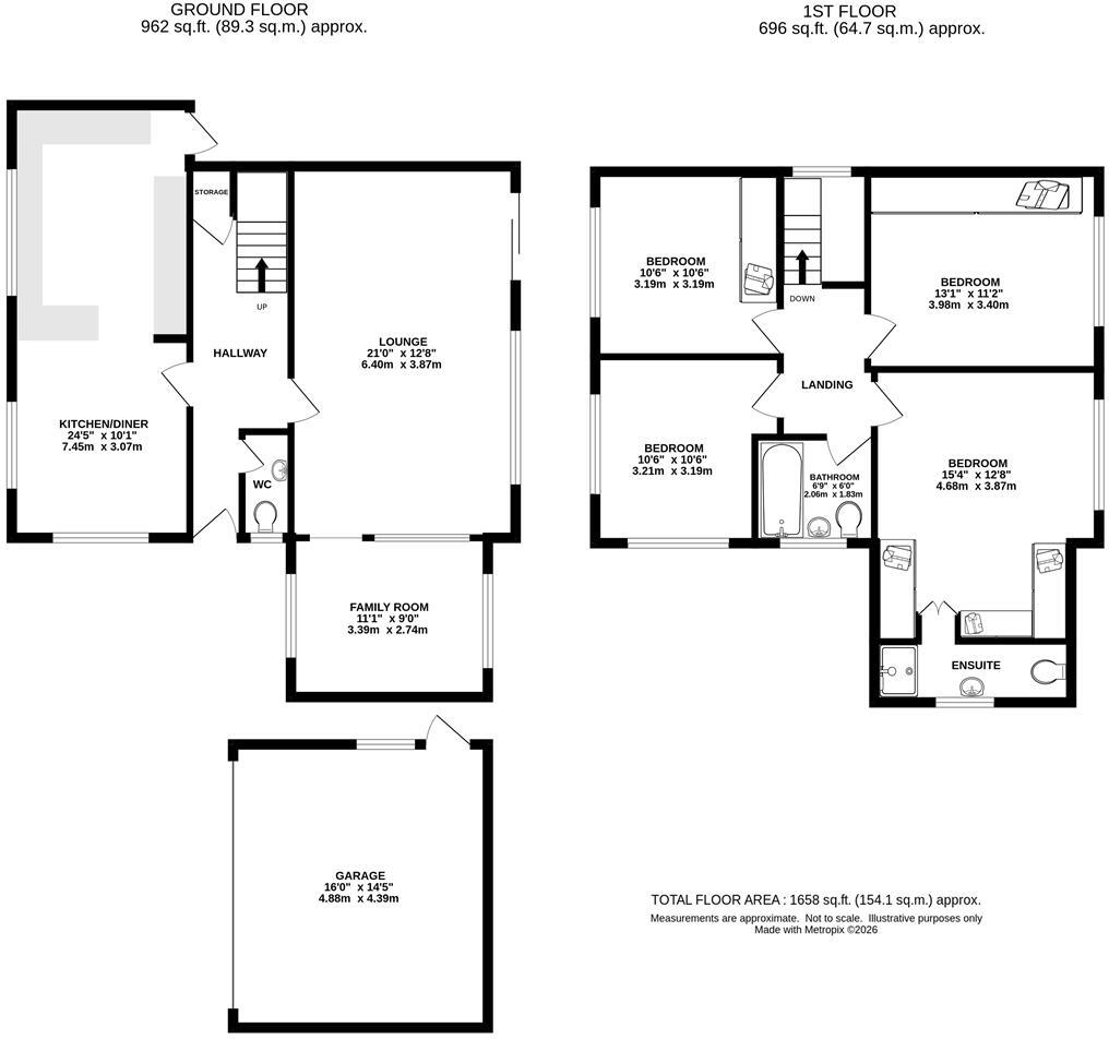 The Dell, Great Warley, Brentwood floorplan