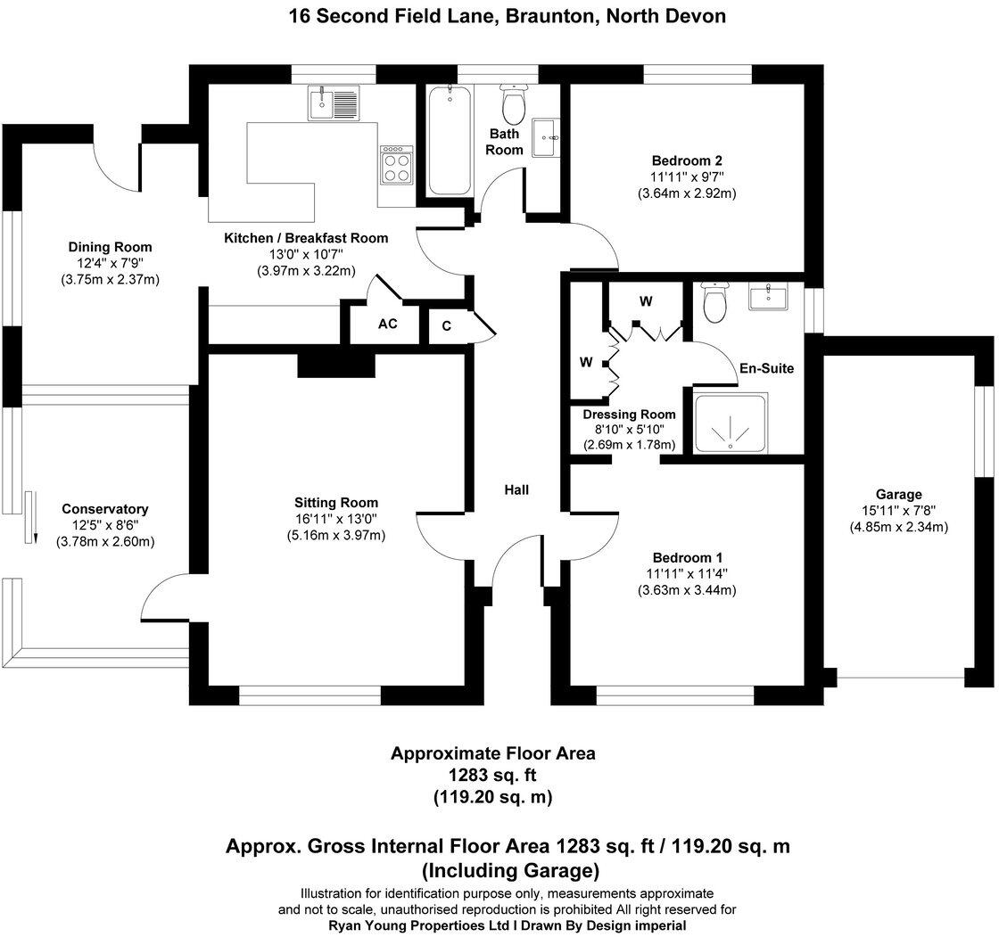 Second Field Lane, Braunton, North Devon floorplan