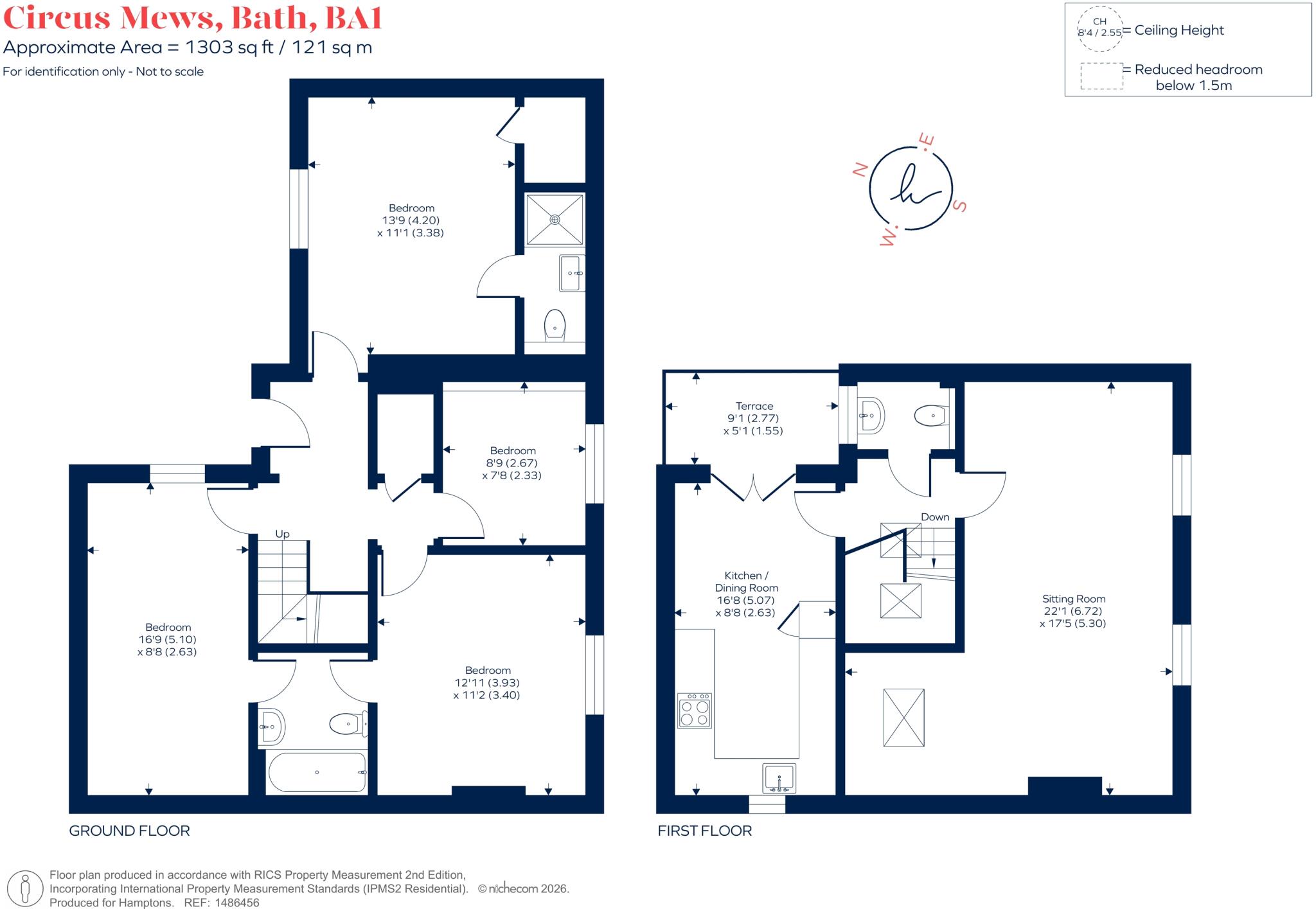 Circus Mews Bath BA1 floorplan