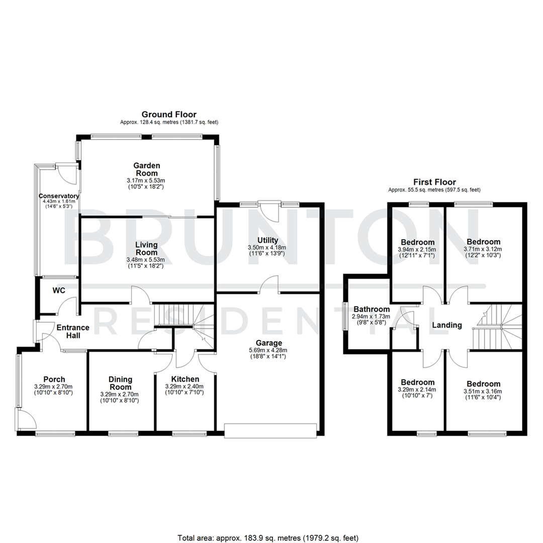 The Elms, Ellington, Morpeth, NE61 floorplan