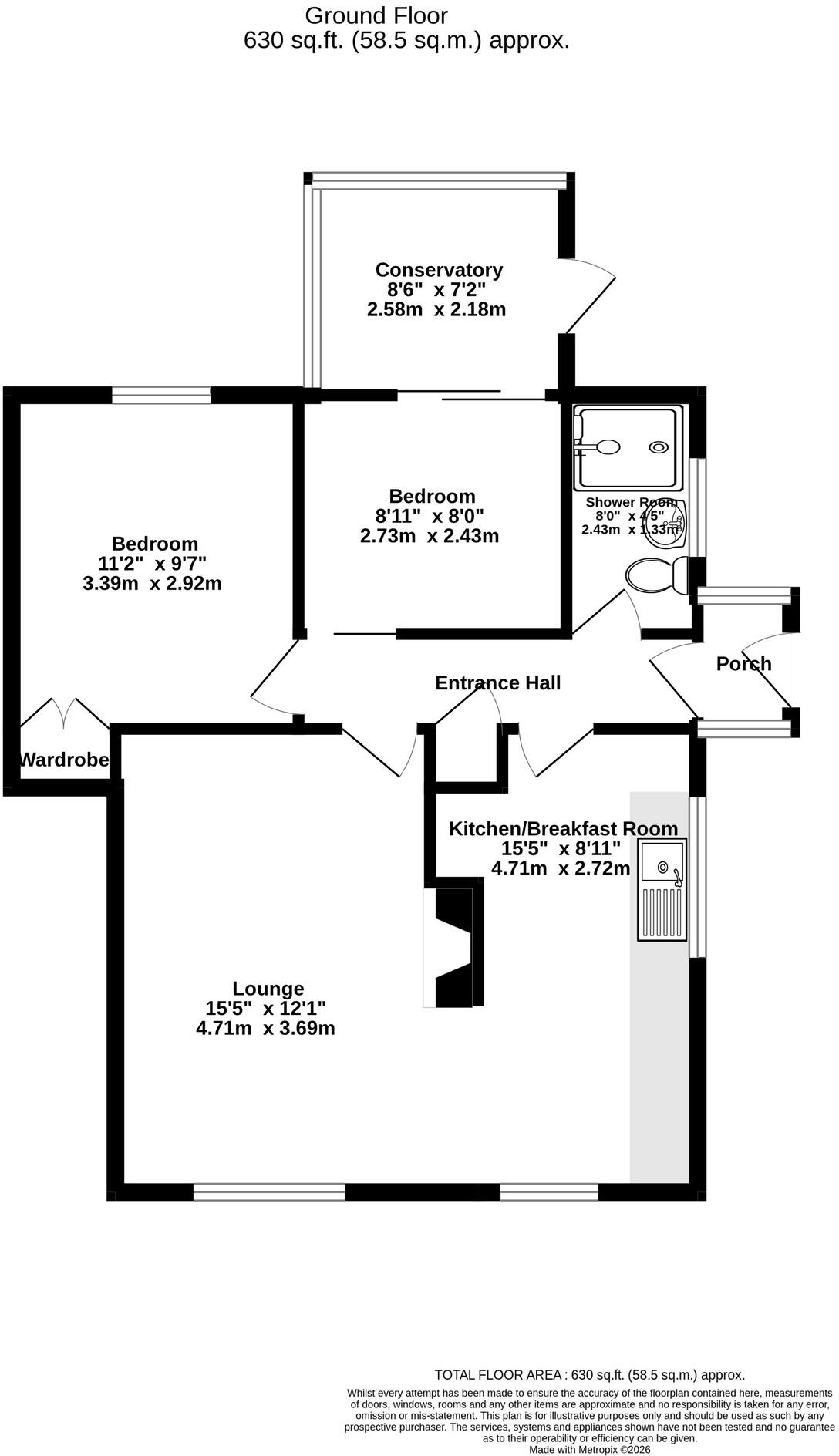 Pinewood Close, Countesthorpe, Leicester, Leicestershire floorplan