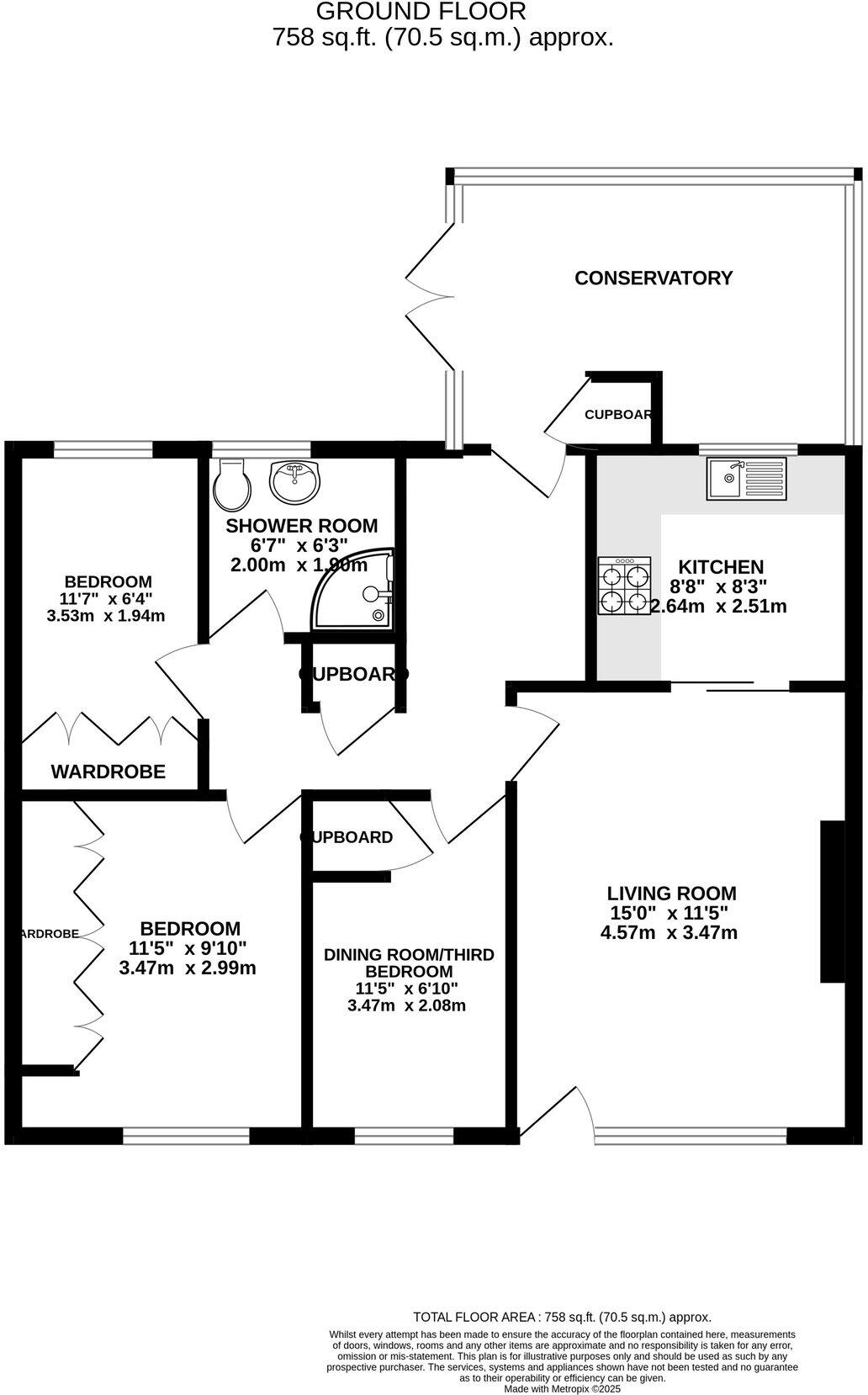Pendre Close, Brecon, LD3 floorplan