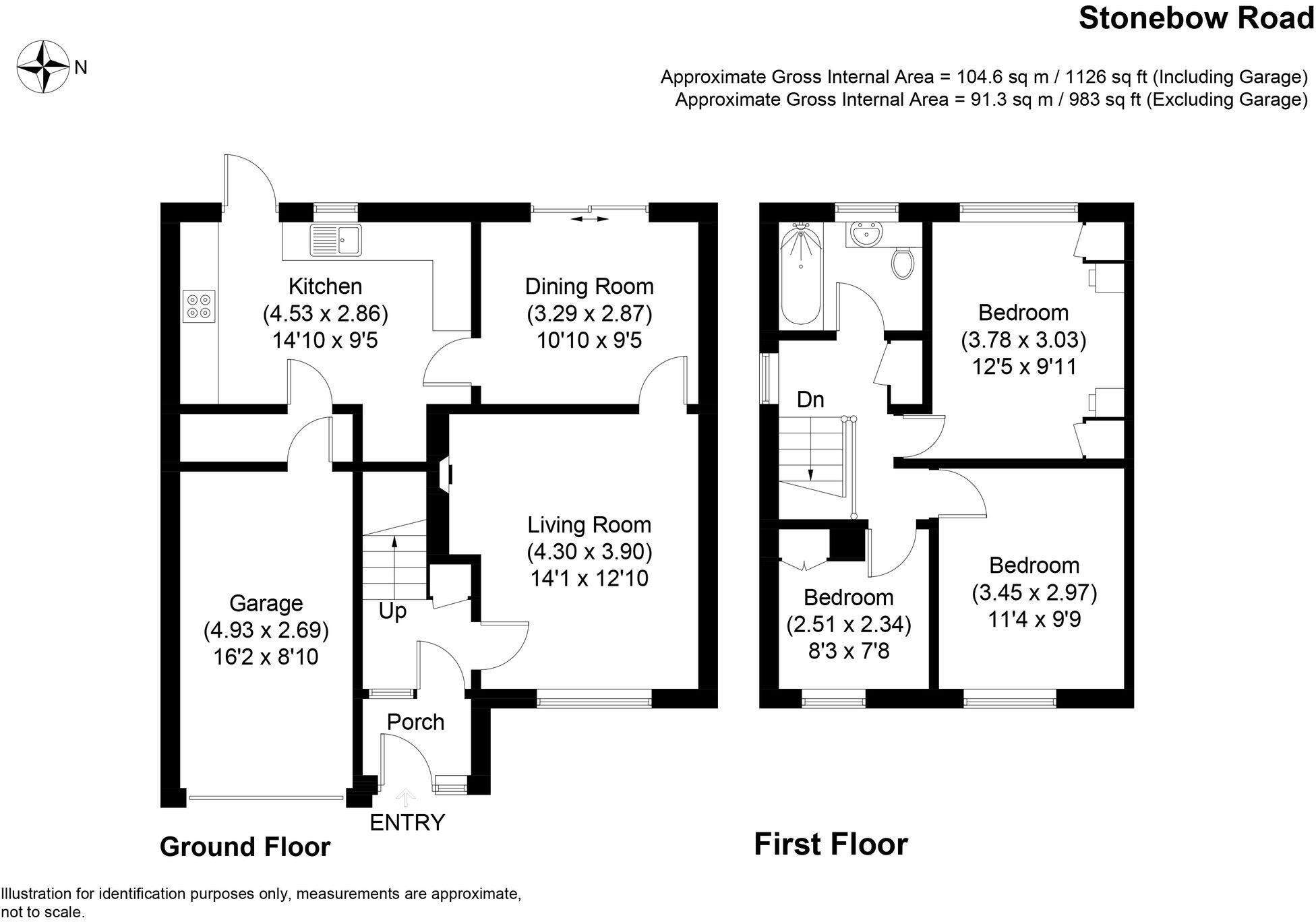 Stonebow Road, Drakes Broughton, WR10 floorplan