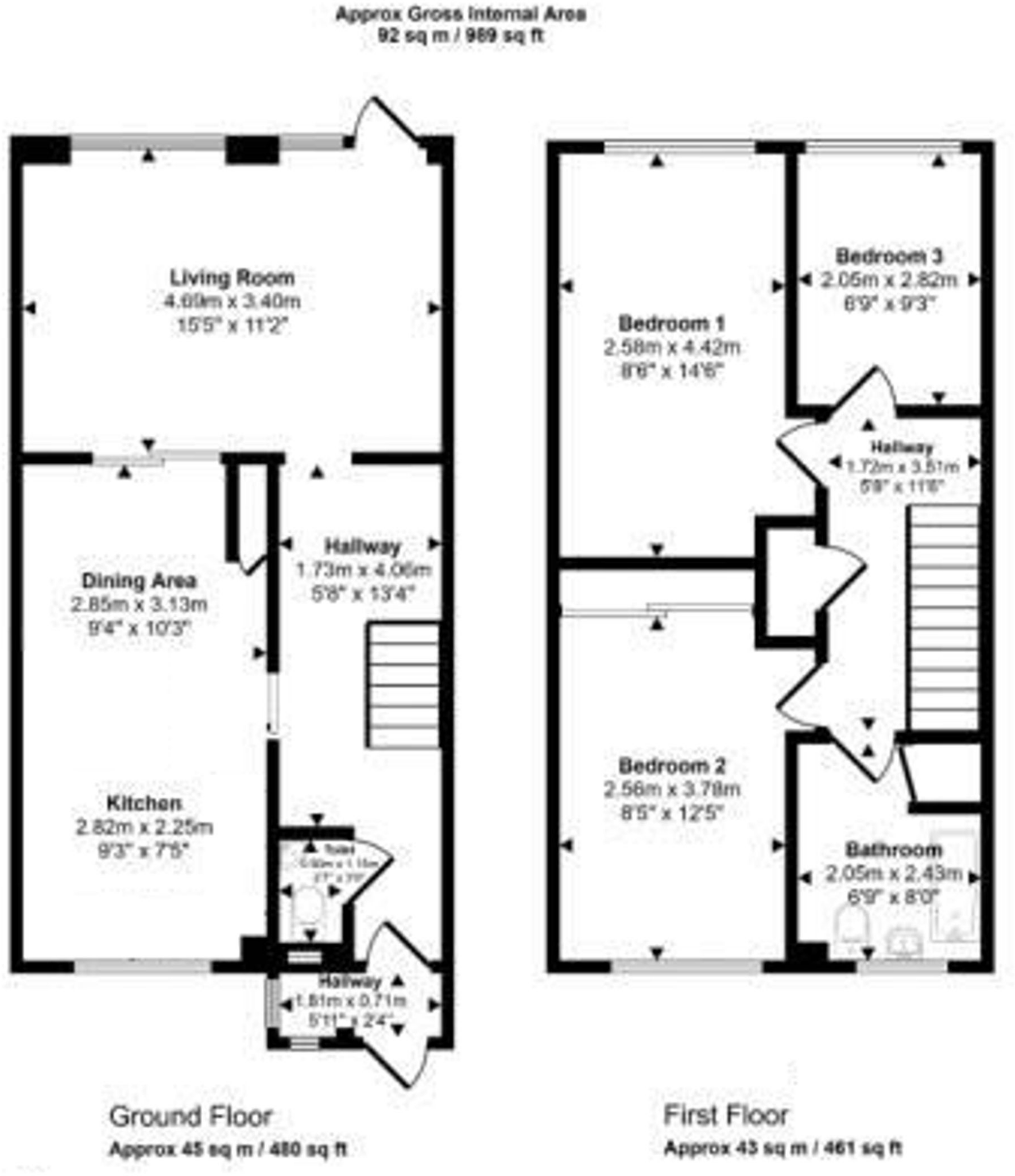 Butler Close, Salisbury, SP2 floorplan