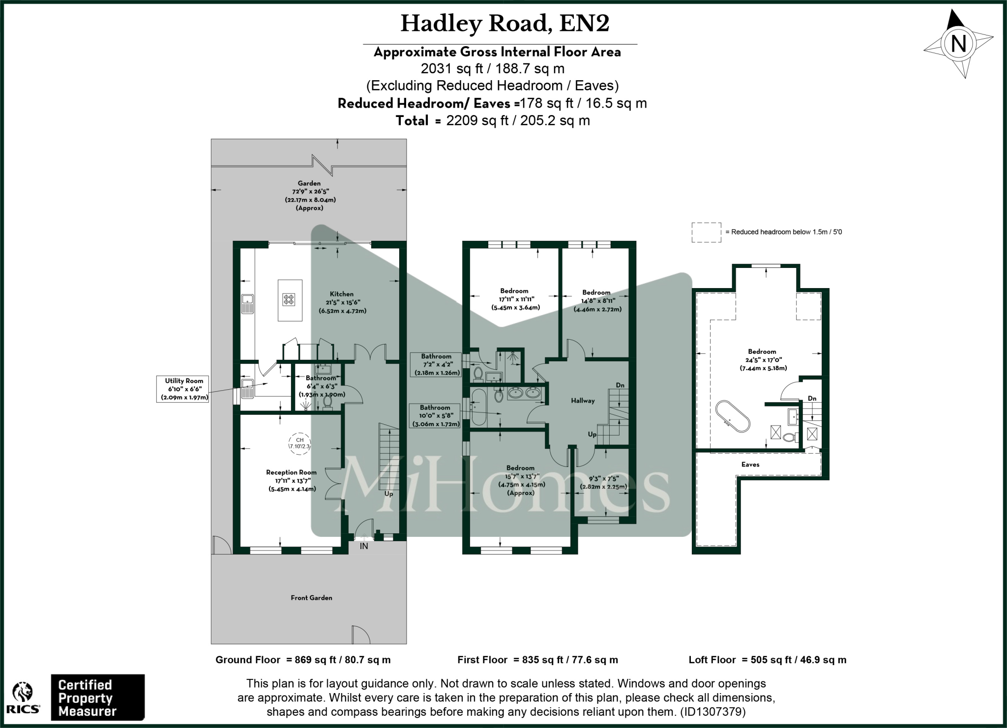 Hadley Road, Enfield floorplan