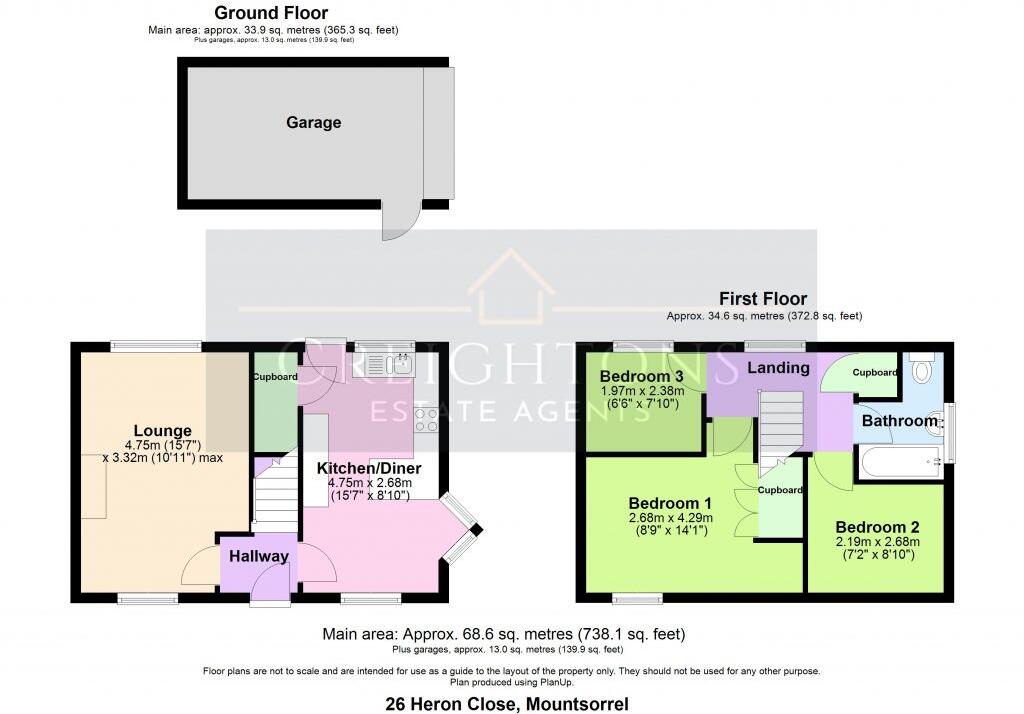 Heron Close, Mountsorrel floorplan