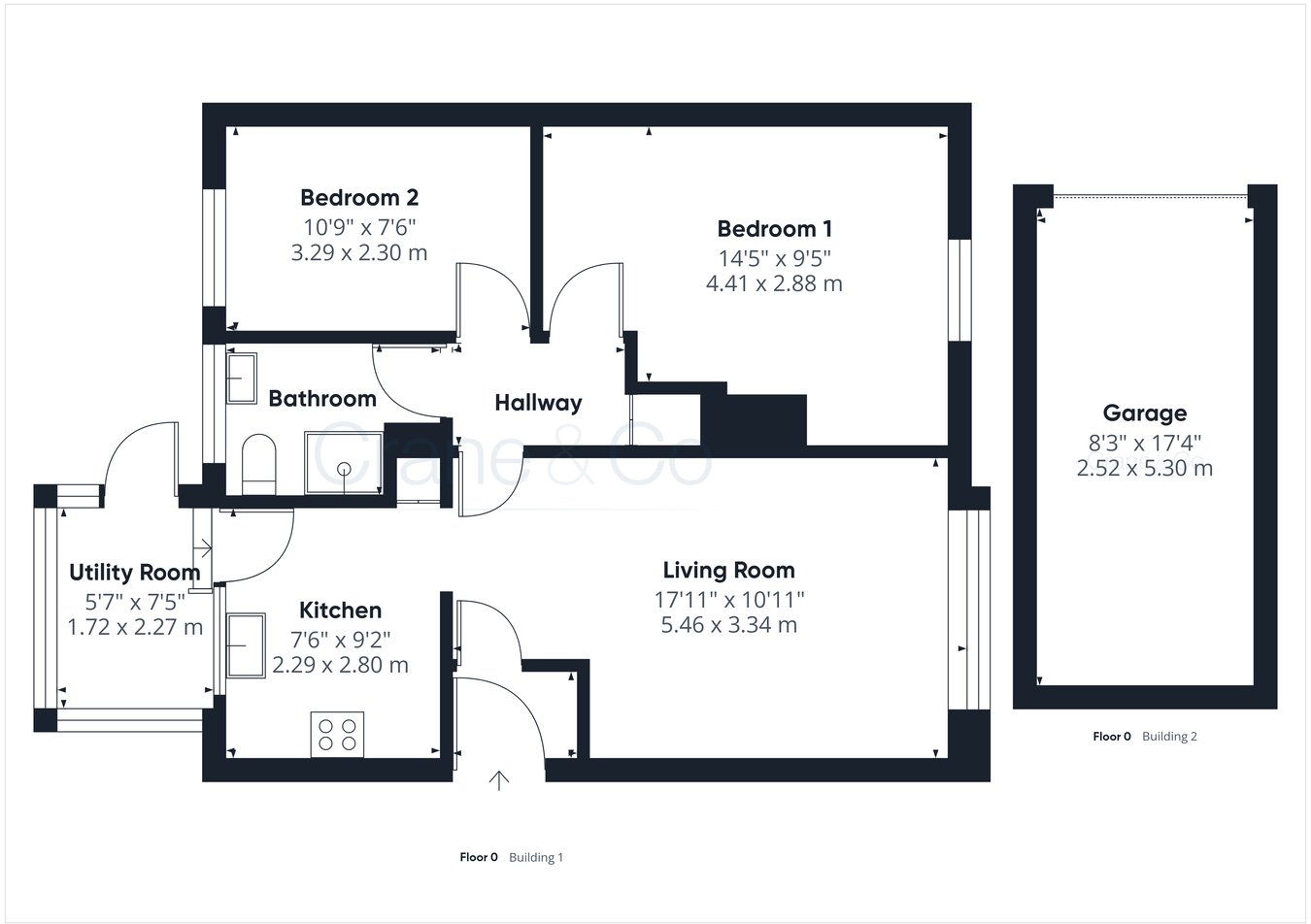 Danum Close, Hailsham, BN27 floorplan
