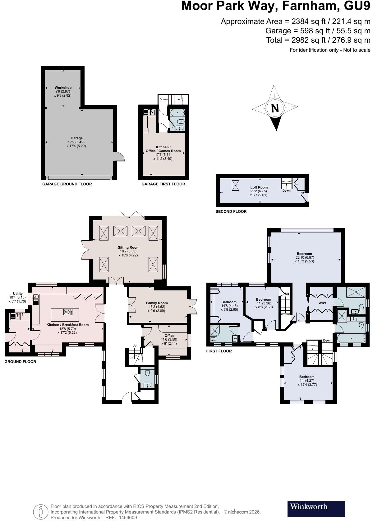 Moor Park Way, Farnham, Surrey, GU9 floorplan