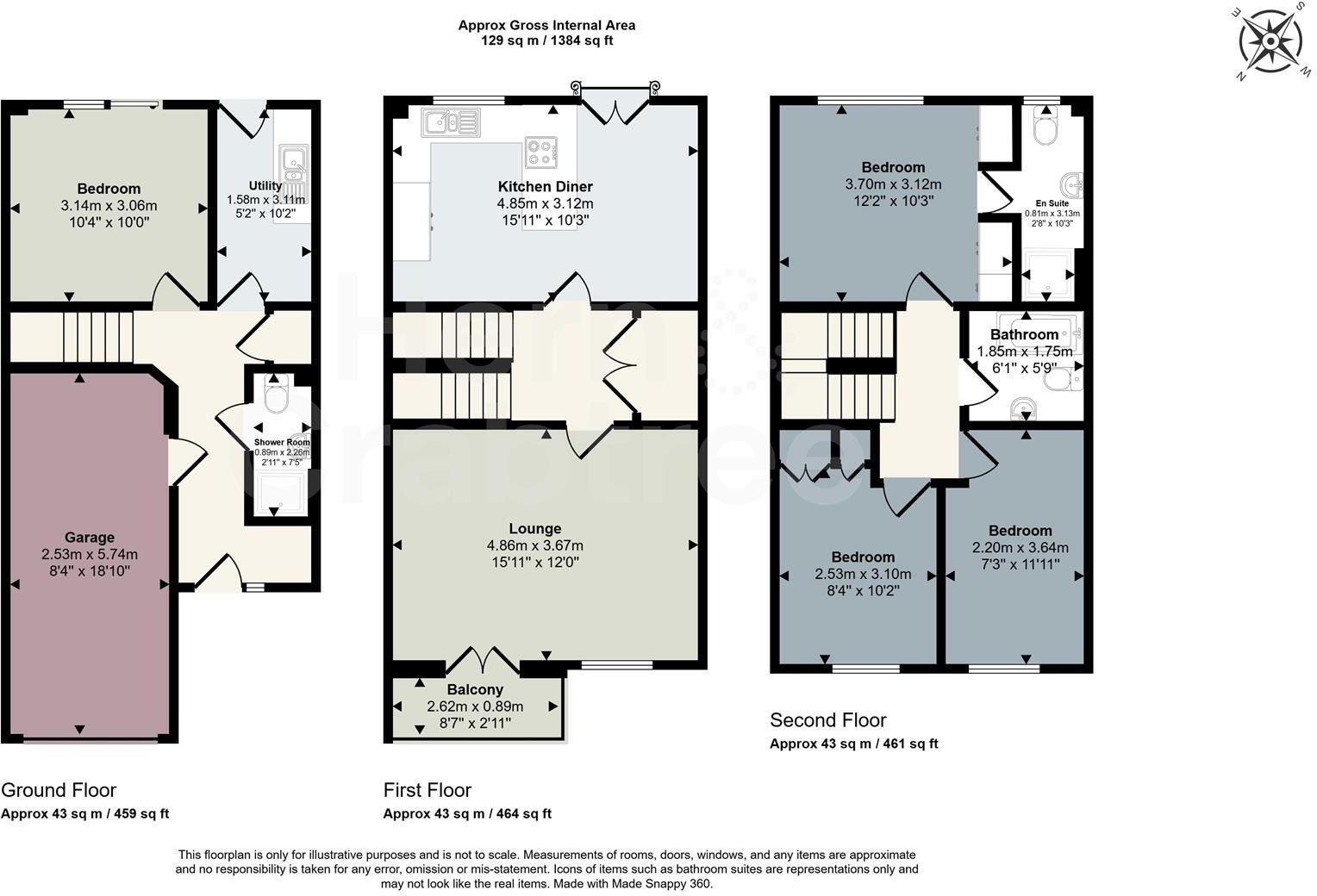 Verallo Drive, Lansdowne Gardens, Canton, Cardiff floorplan
