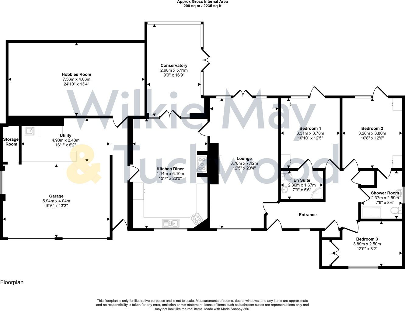 Upton, Taunton floorplan