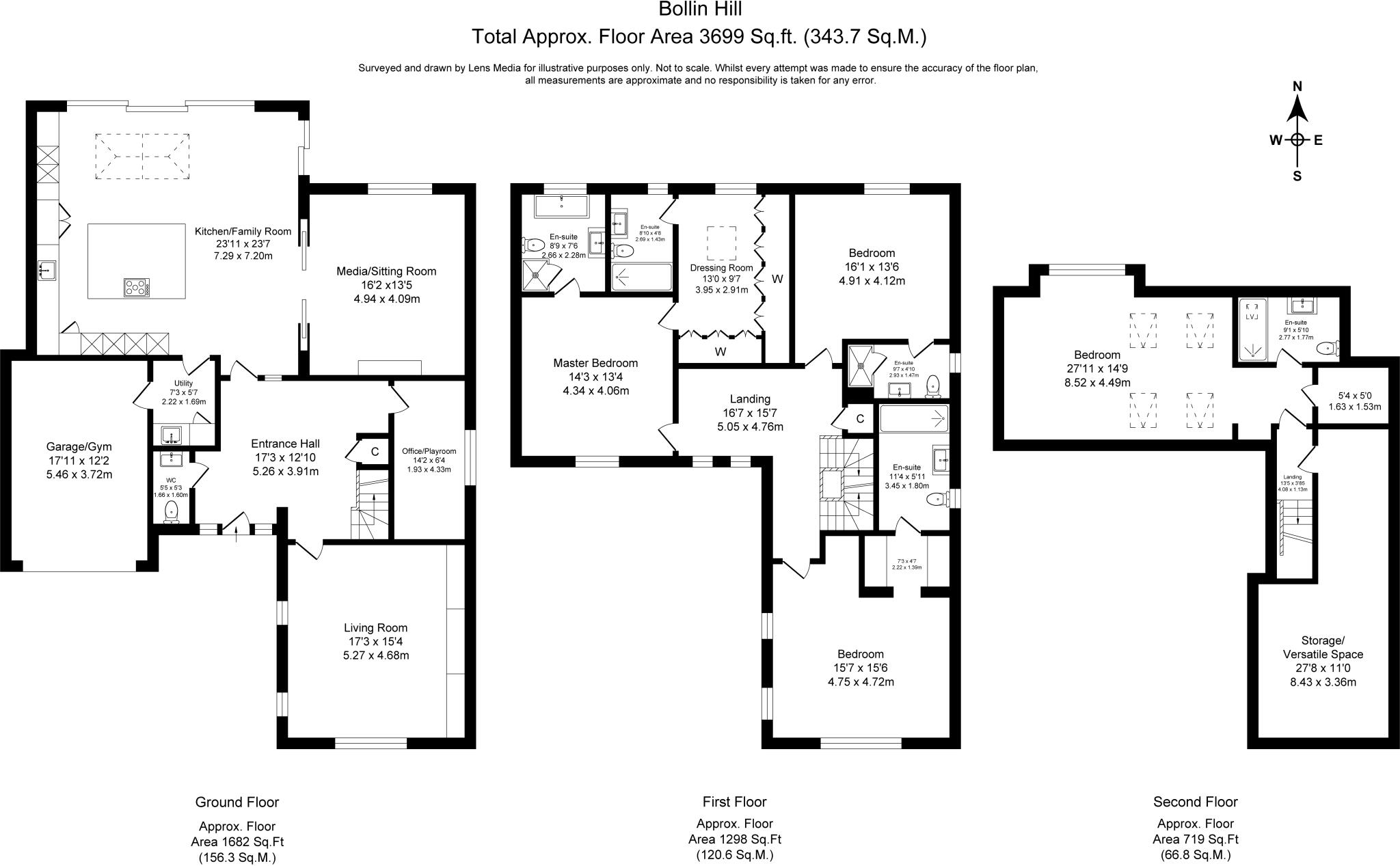 Bollin Hill, Wilmslow, Cheshire SK9  floorplan