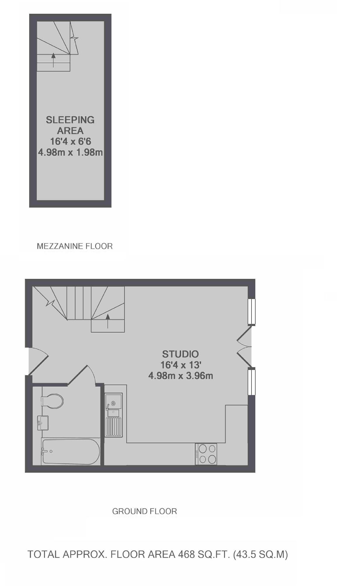 Bollo Lane, Acton floorplan