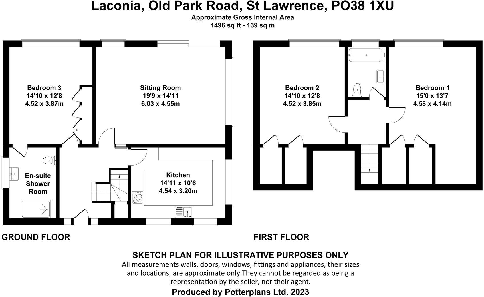 St. Lawrence, Isle of Wight floorplan