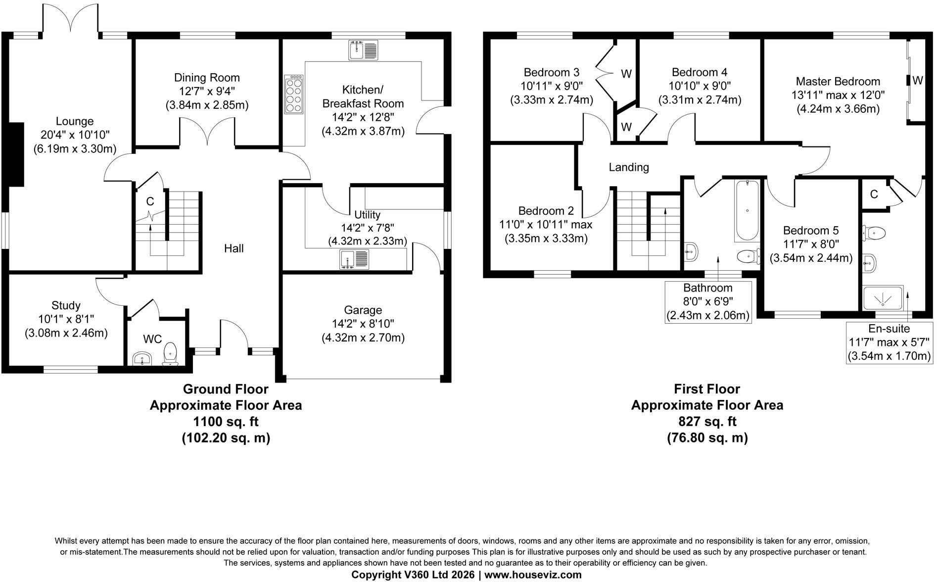 41, Mount Way, Waverton, CH3 floorplan