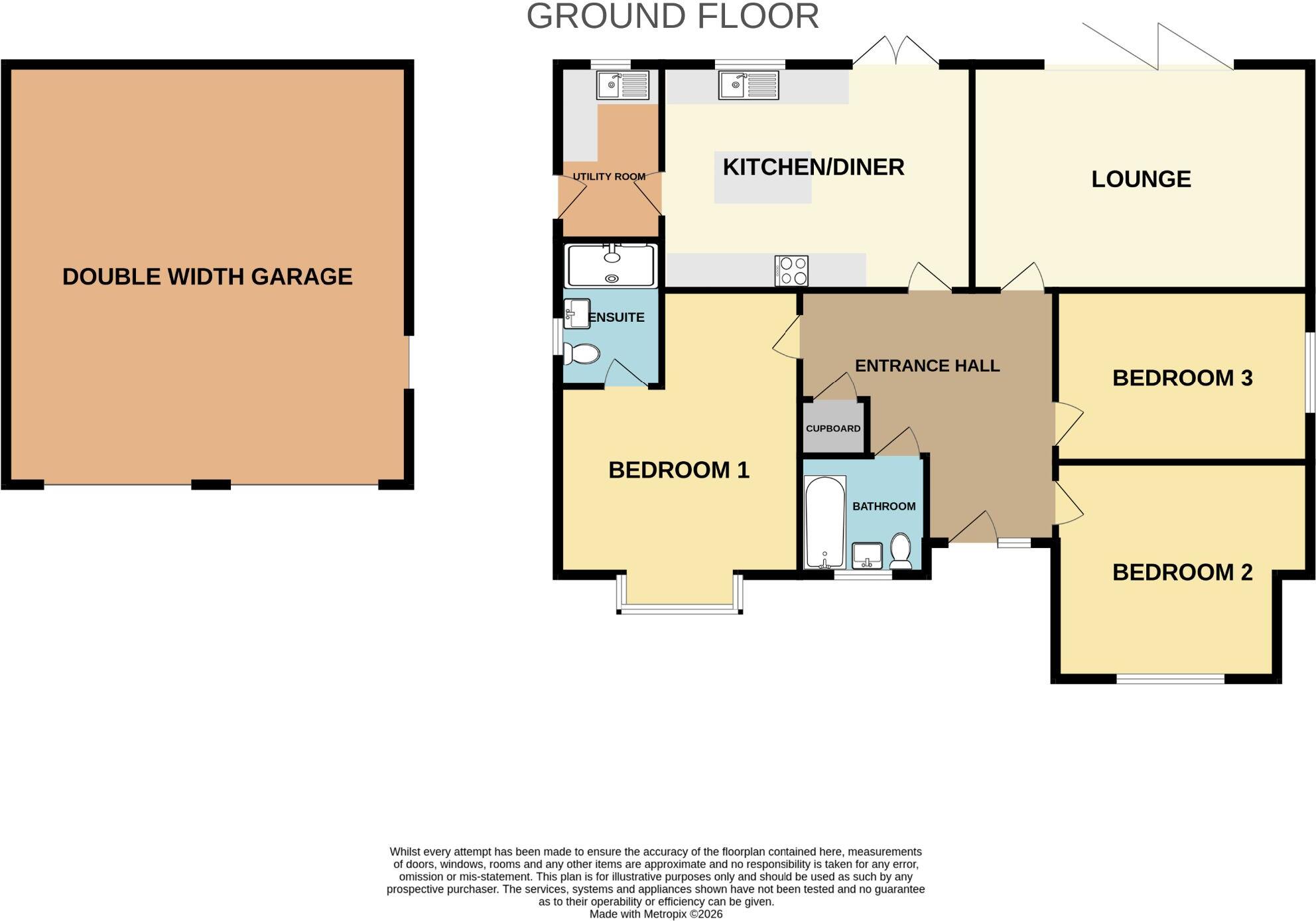 Plot 1 The Willows, Thorpe Road, Little Clacton floorplan