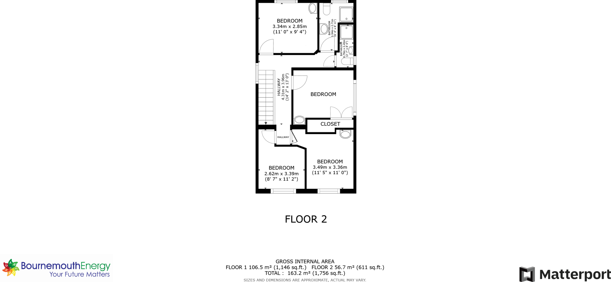 Heathwood Road, Winton floorplan