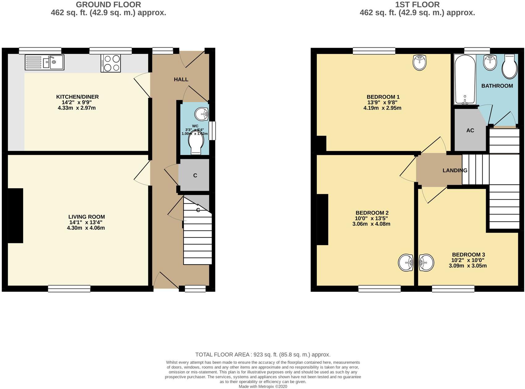 4, North Villas, Cotford St. Luke - NO onward chain! floorplan