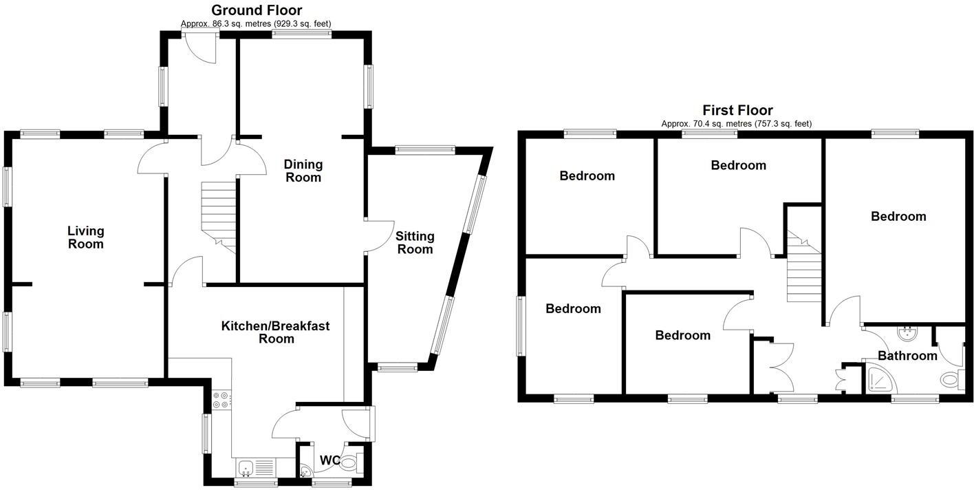 Old Road, Bwlchgwyn, Wrexham floorplan