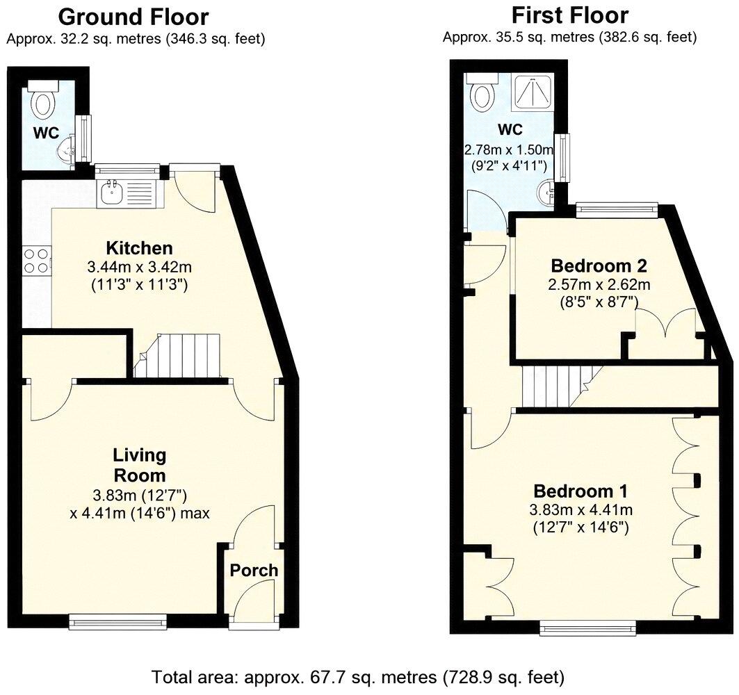 Vale Road, Denbigh, Denbighshire, LL16 floorplan