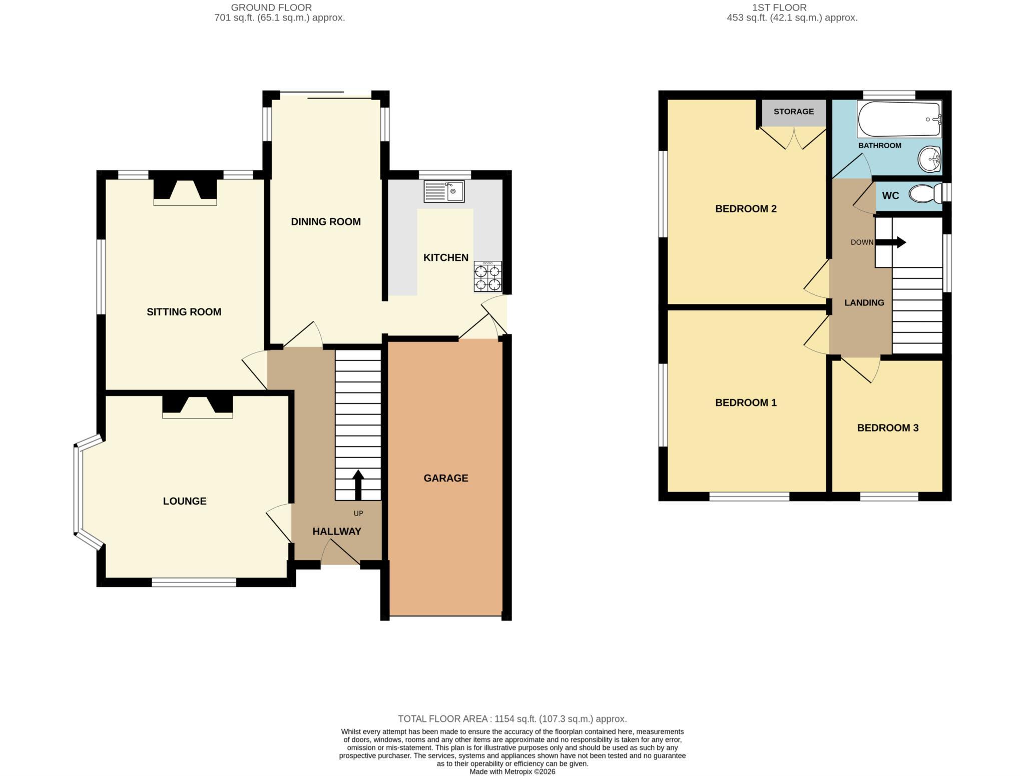 Old Chester Road, Bebington Border floorplan