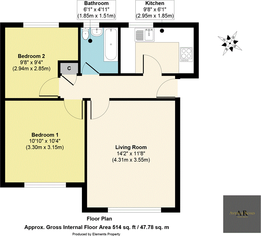 18/6 Somers Park, Tranent, EH33 floorplan