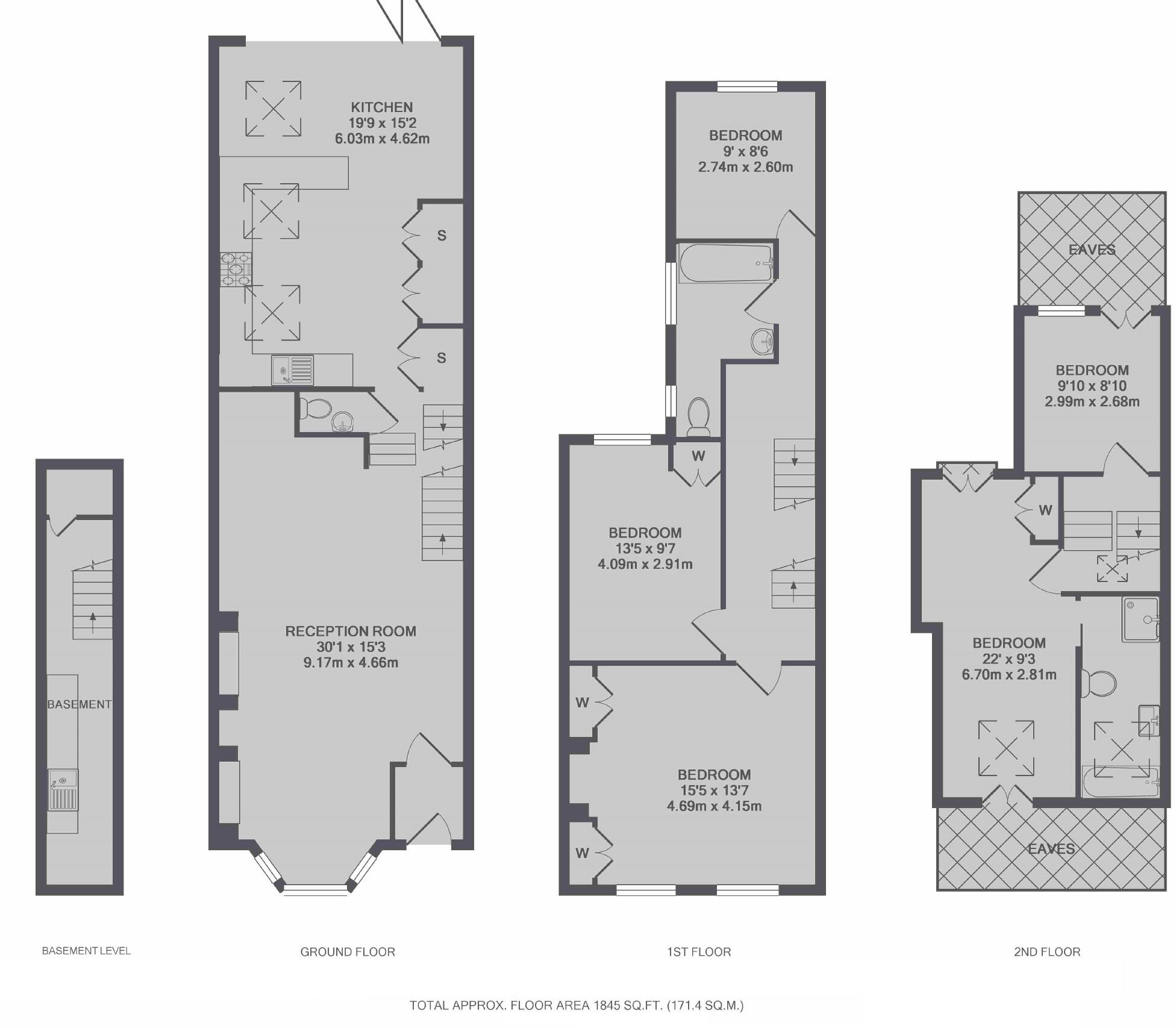 Merton Road, Putney floorplan