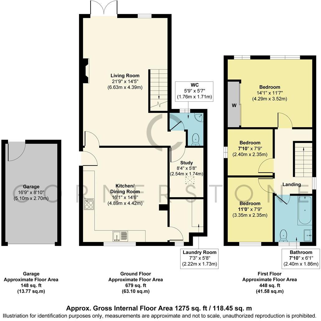 Parkside Avenue, Meanwood, Leeds, West Yorkshire. floorplan