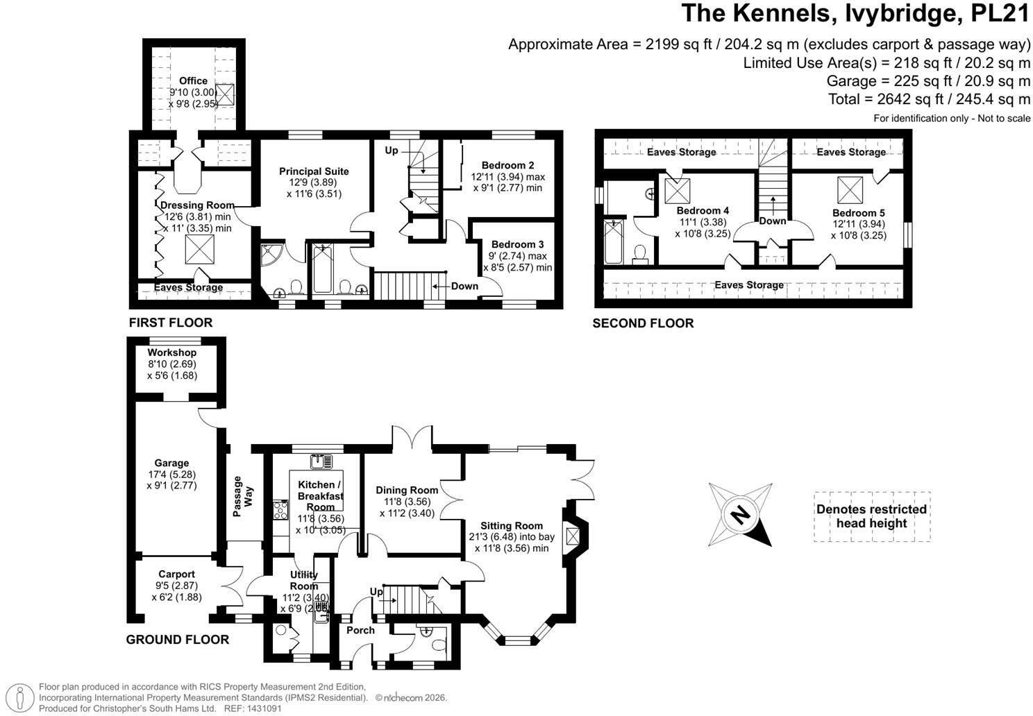 The Kennels, Ivybridge floorplan
