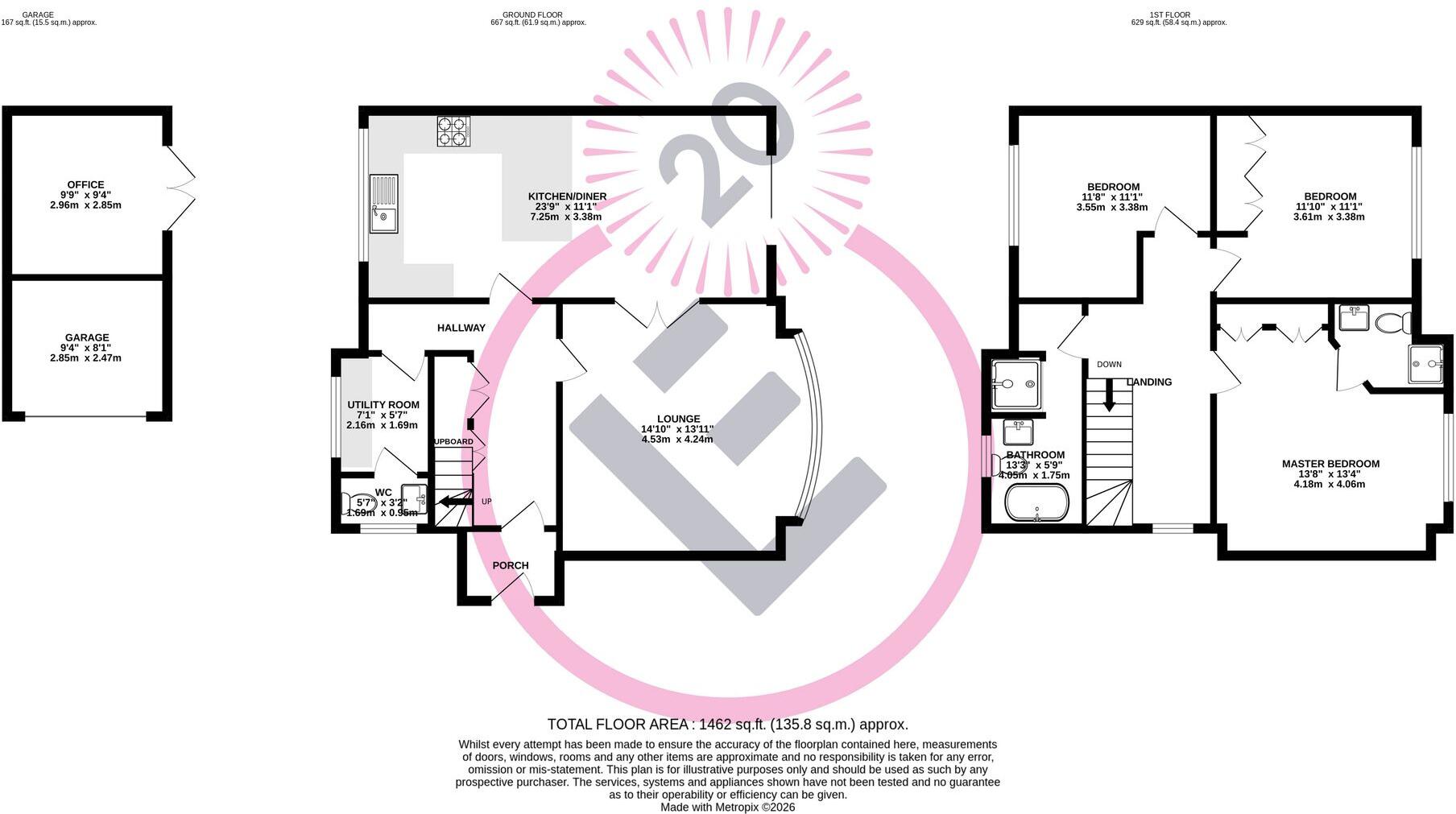 Dolphinholme, Lancaster, LA2 floorplan