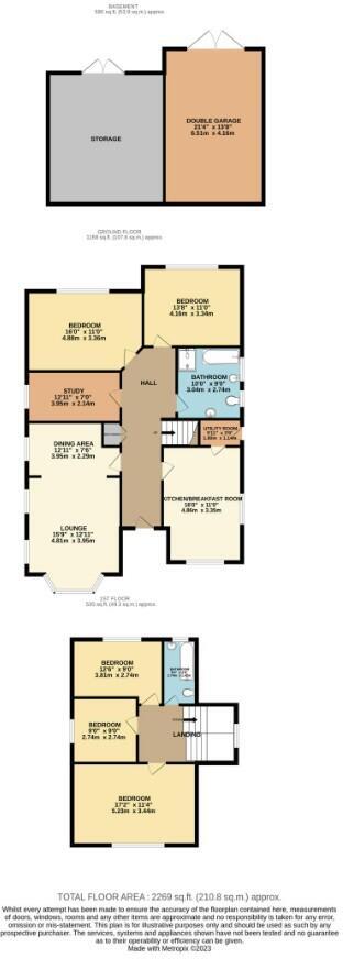 Furze Hill Drive, Lilliput, Poole floorplan