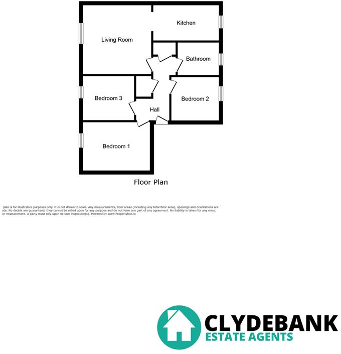 Graham Avenue, Clydebank floorplan