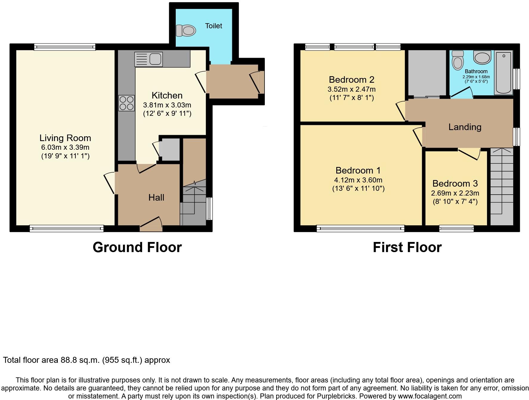 Second Avenue, Liversedge, WF15 floorplan